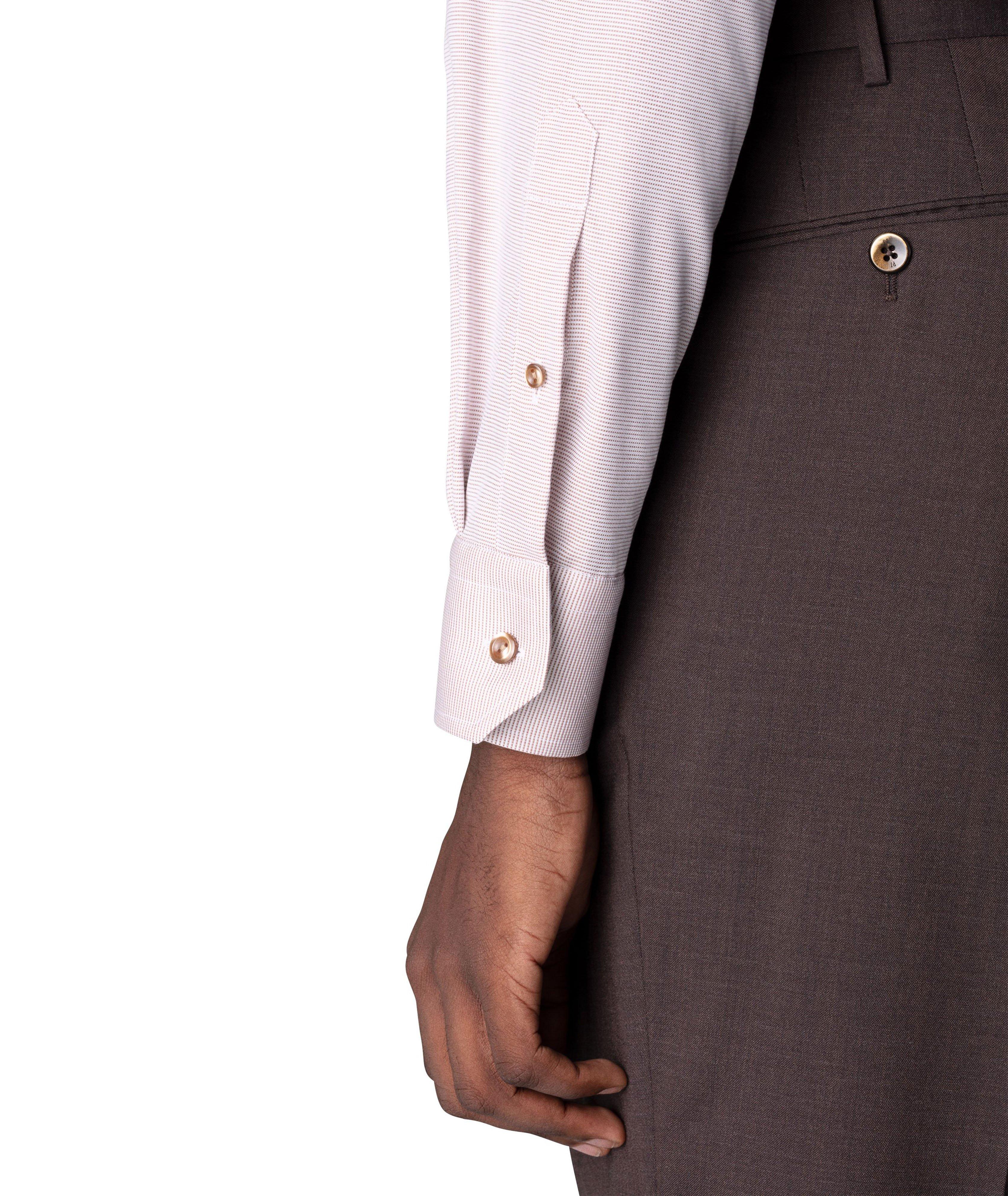 Slim-Fit Textured Dress Shirt image 3