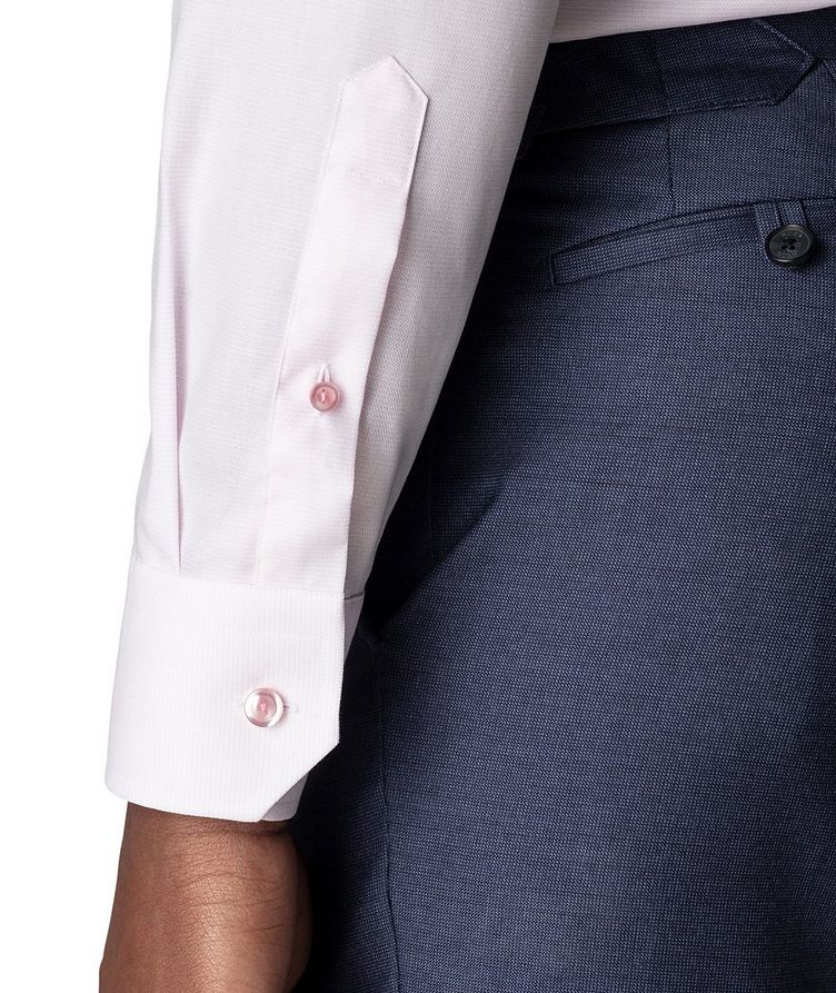 Slim-Fit Textured Dress Shirt image 4