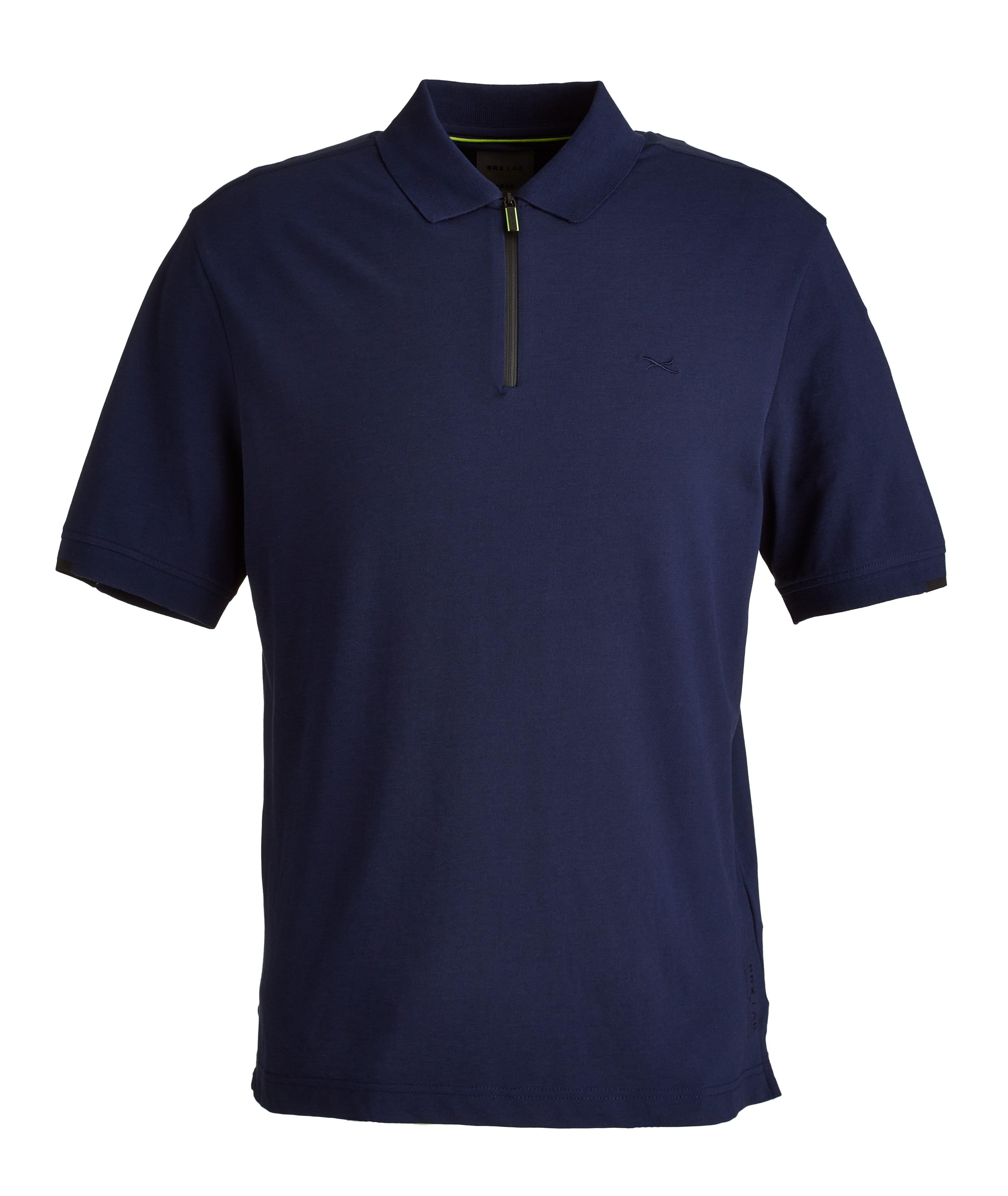 BRX LAB Percy Stretch Cotton-Blend Polo image 0