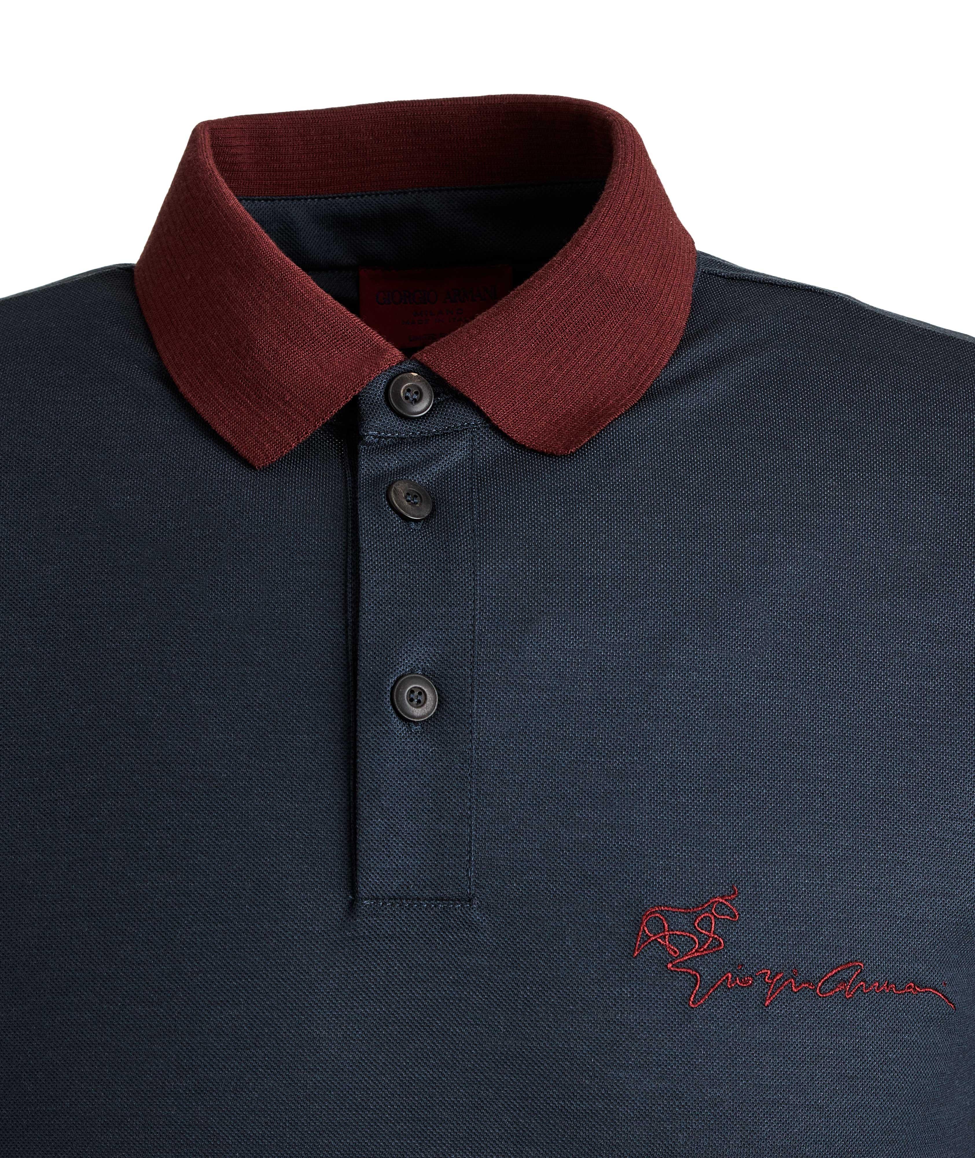 Limited Edition Piqué Virgin Wool Polo image 1