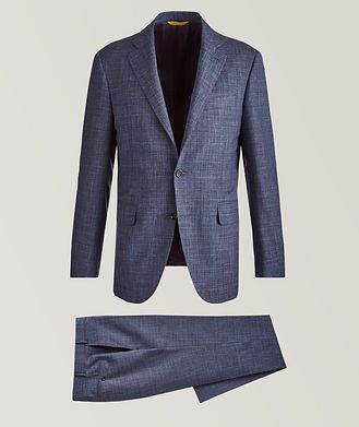Canali Kei Travel Wool-Silk-Linen Suit