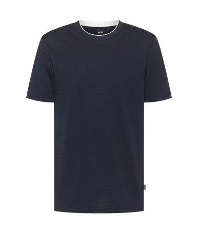 Jacquard Stripe Cotton T-Shirt image 0