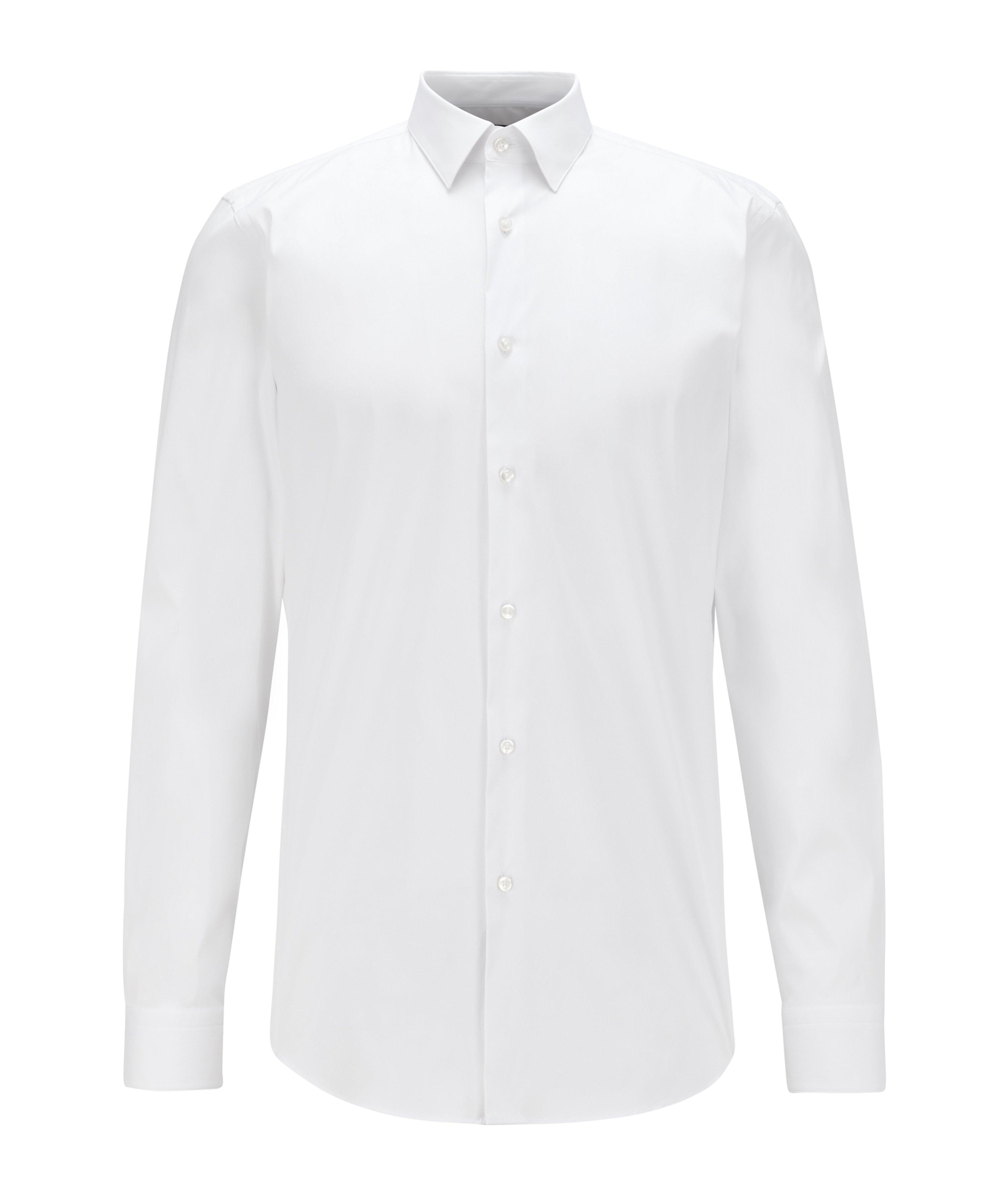 Slim-Fit Stretch-Cotton Dress Shirt image 0