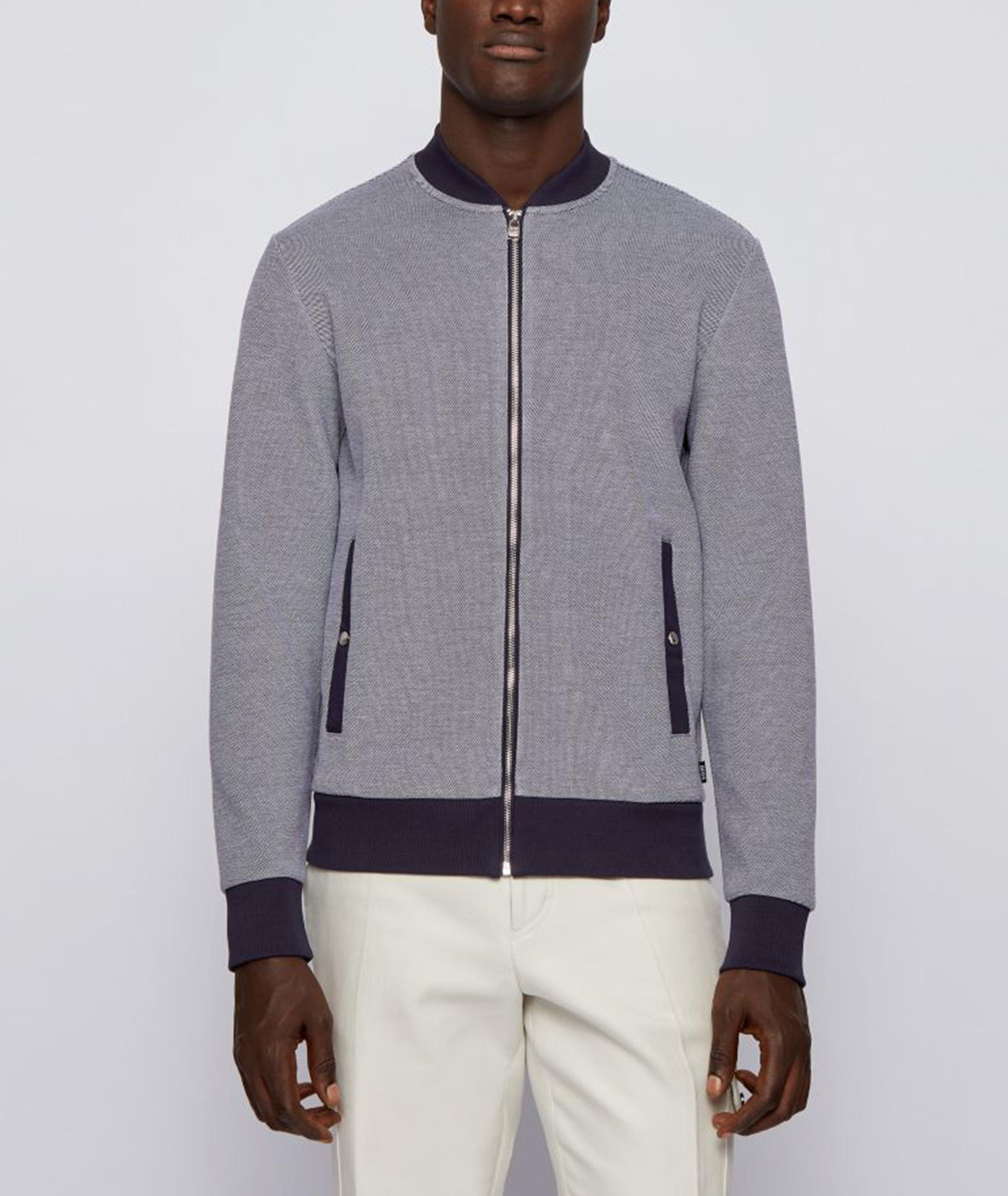 Skiles Double Knit Zip-Up Sweater image 1
