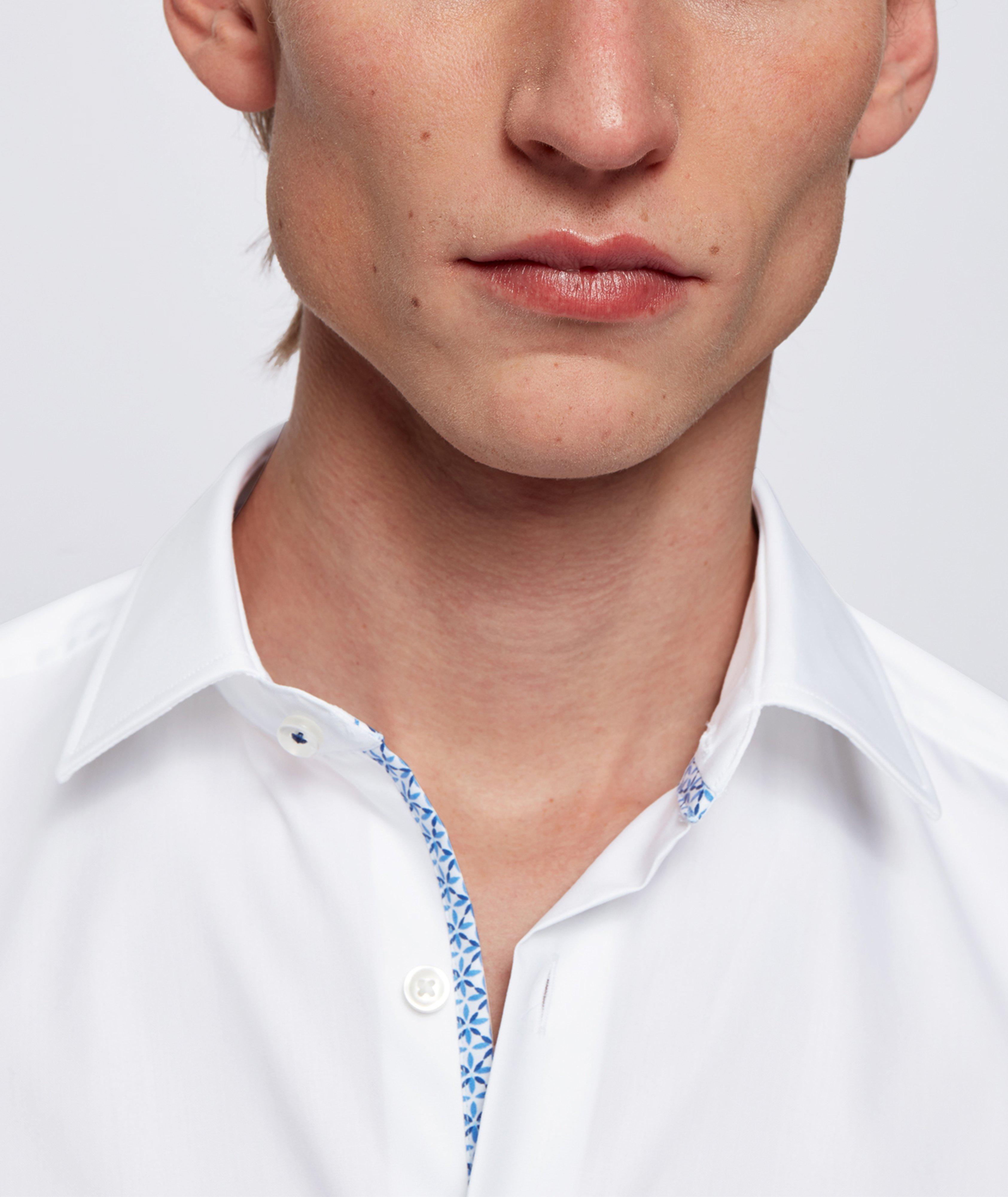 Slim-Fit Cotton Dress Shirt image 0