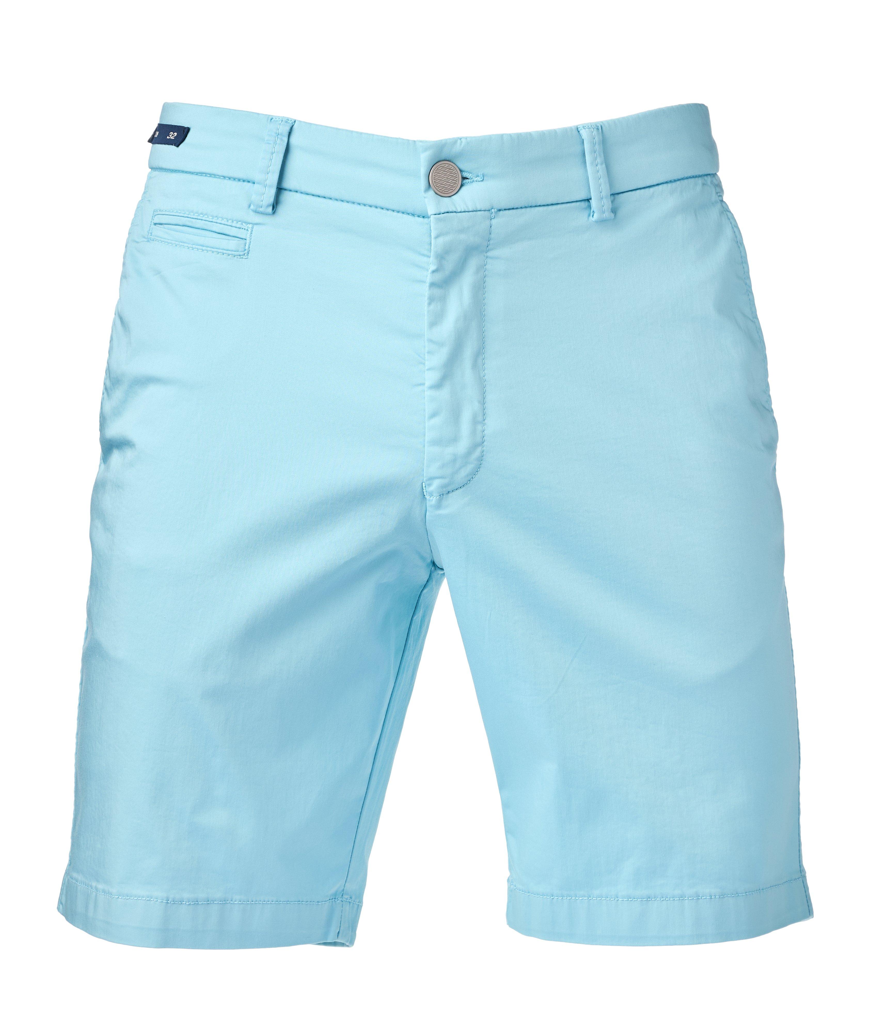 College Slim Fit Techno-Cotton Shorts image 0