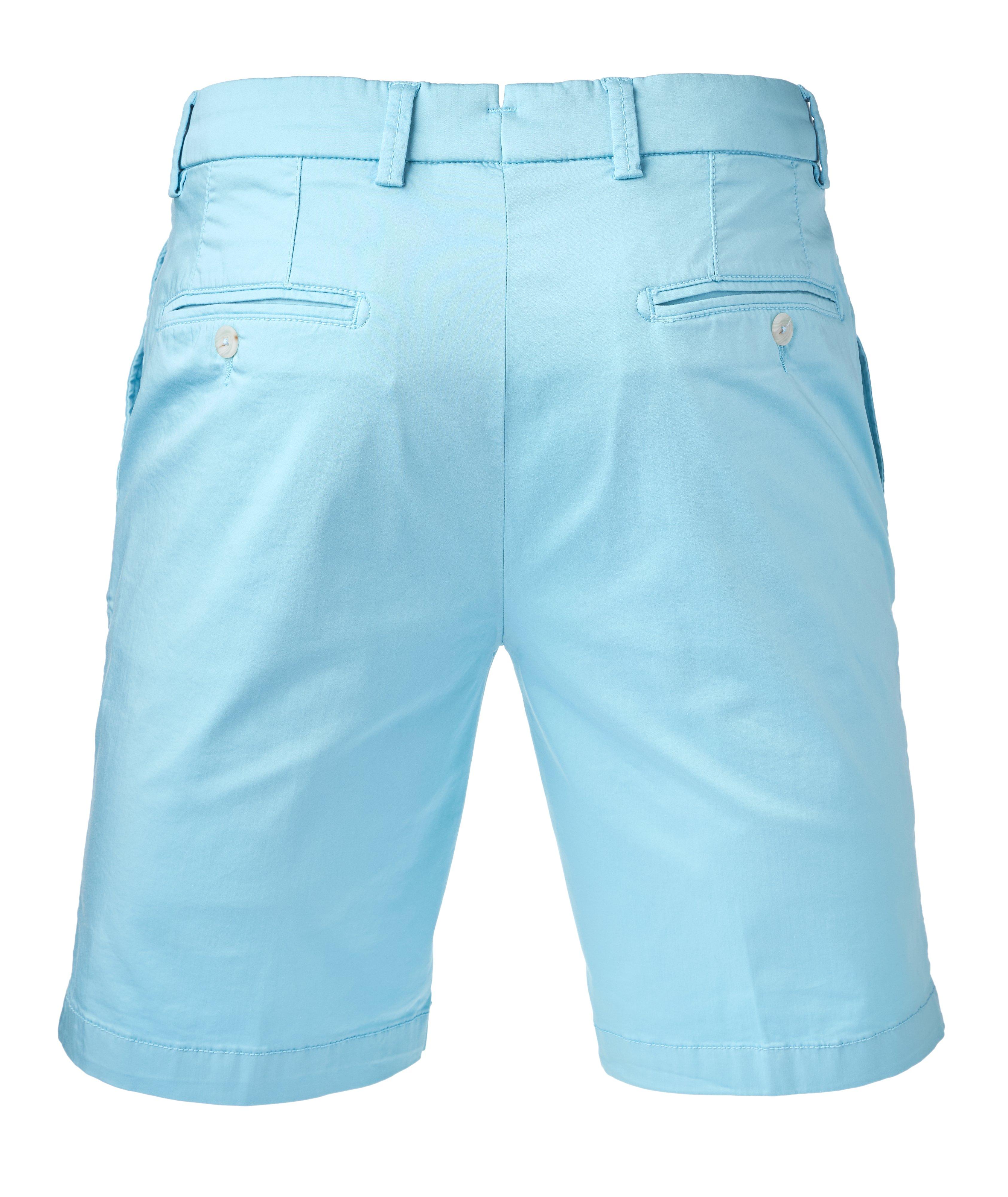 College Slim Fit Techno-Cotton Shorts image 1