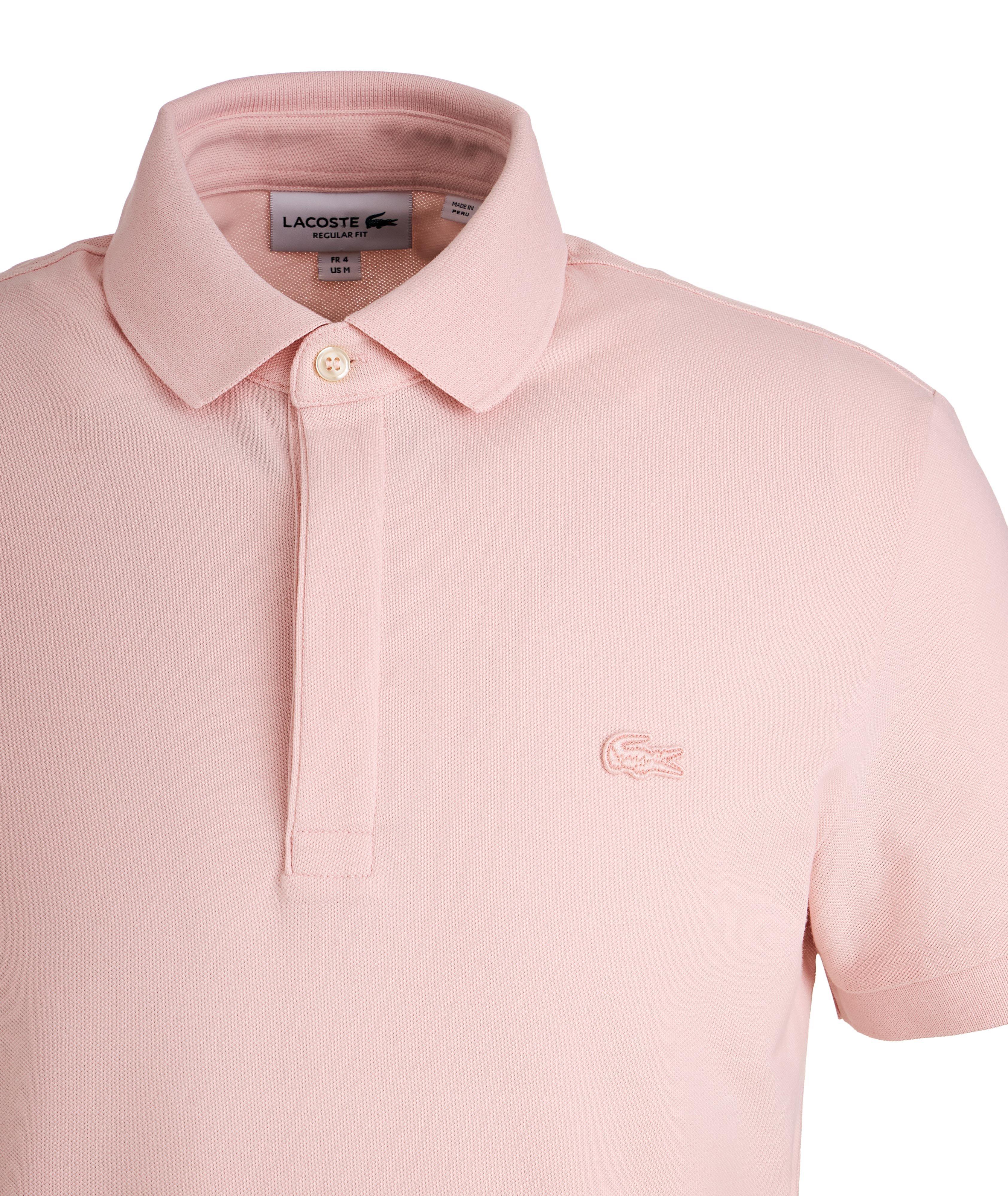 Polo Paris en coton piqué extensible image 1