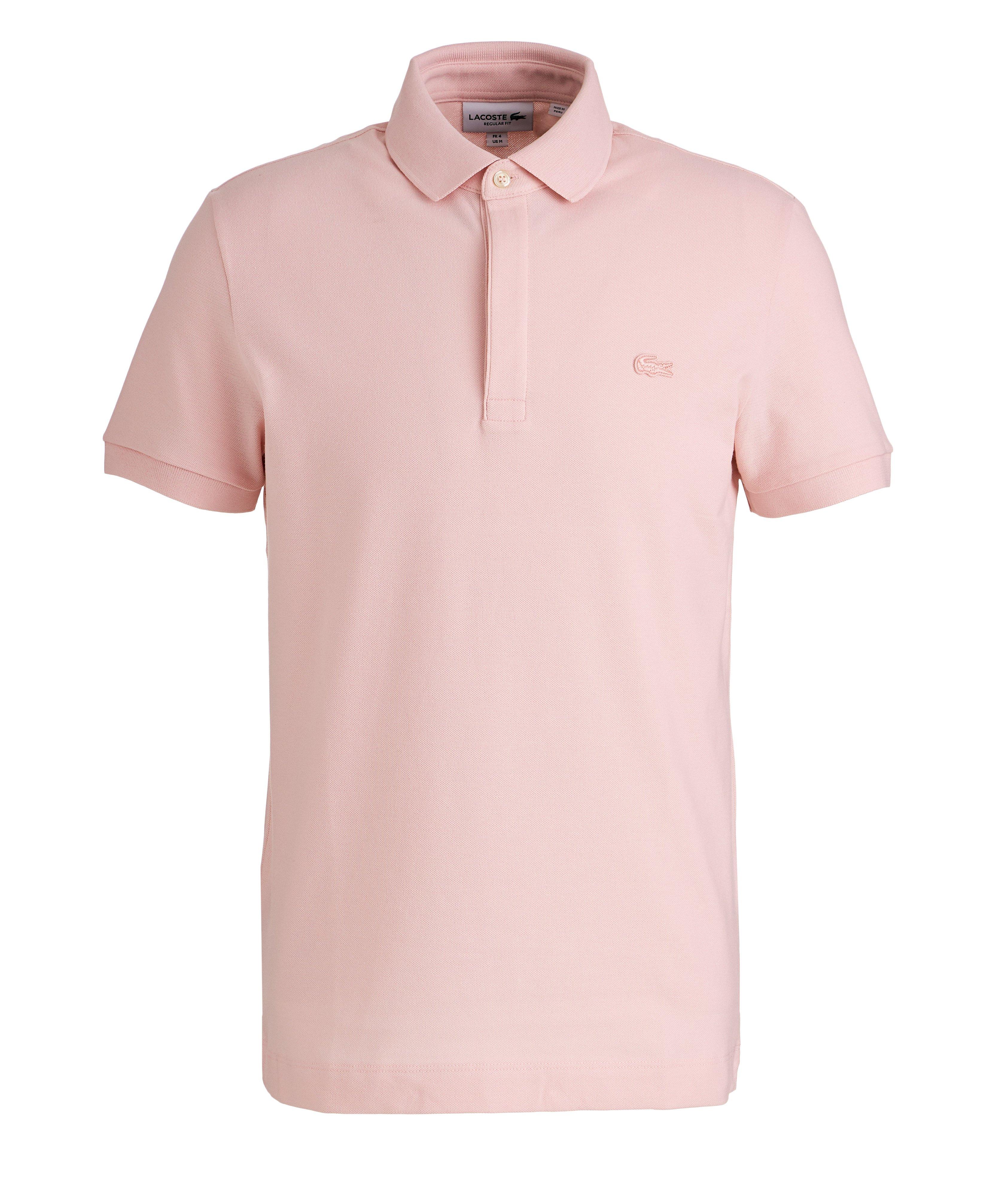Polo Paris en coton piqué extensible image 0