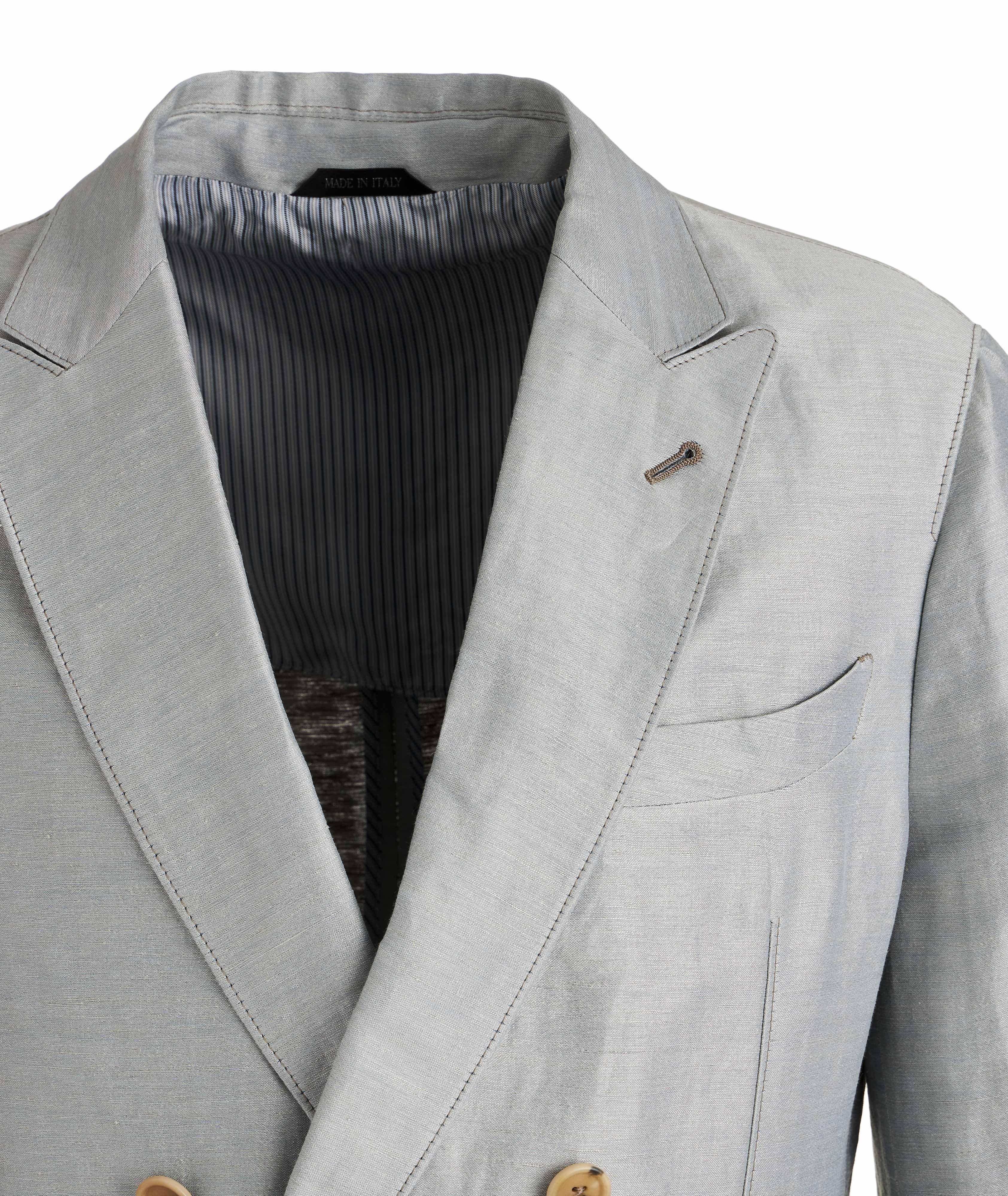 Upton Unstructured Linen-Silk Suit image 2