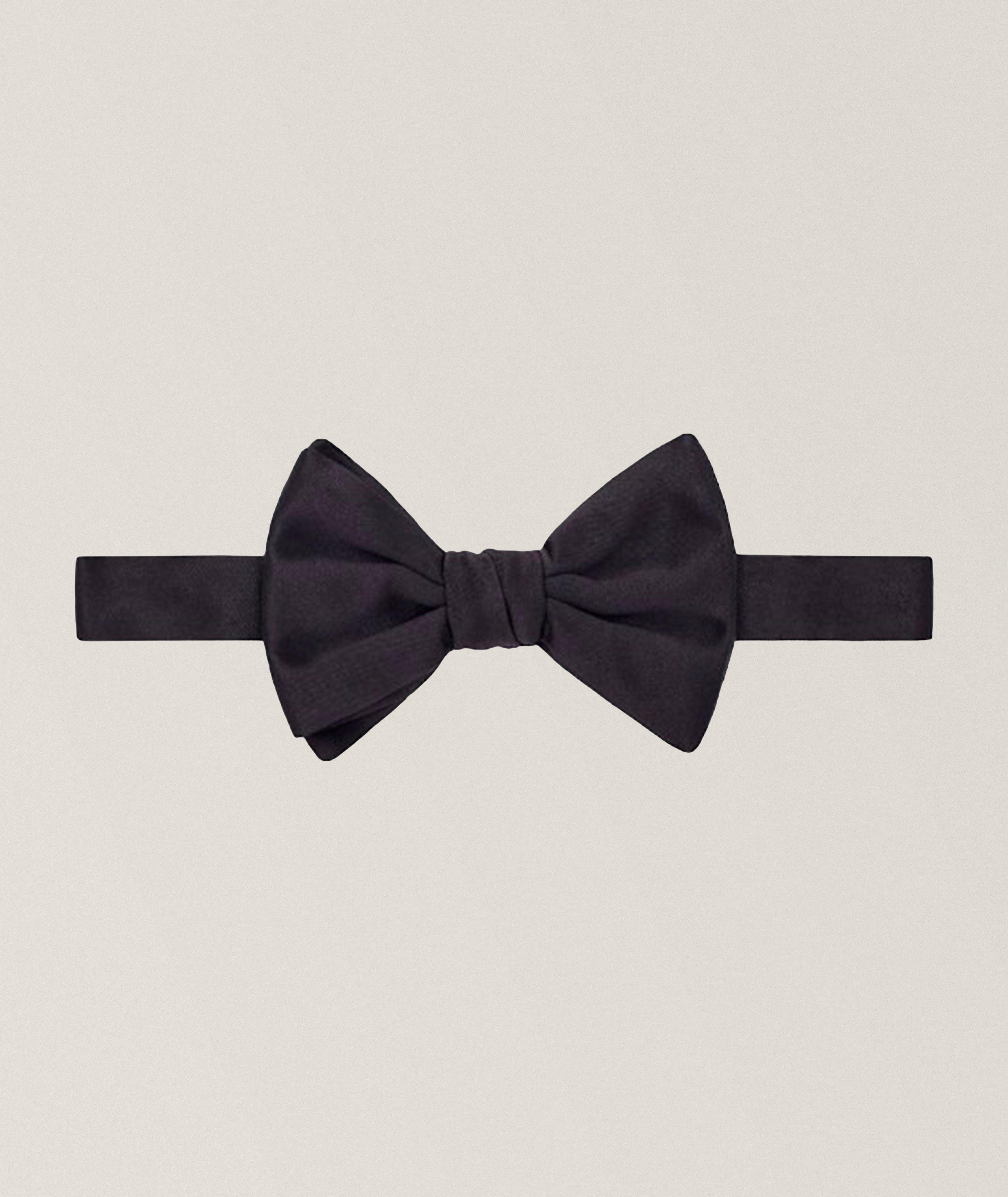 Giorgio Armani Knotted Silk Bow Tie