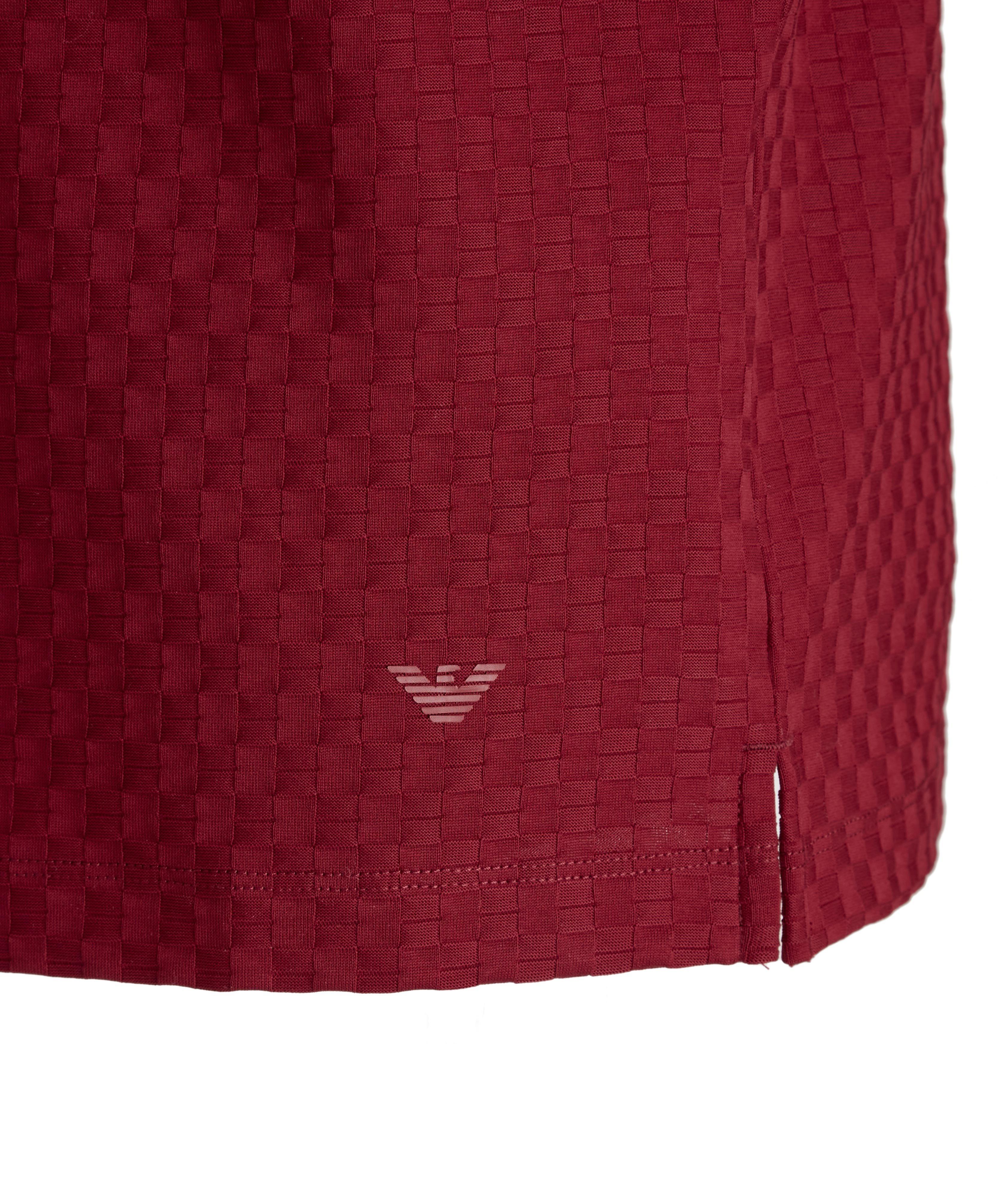 Jacquard Cotton Polo image 2