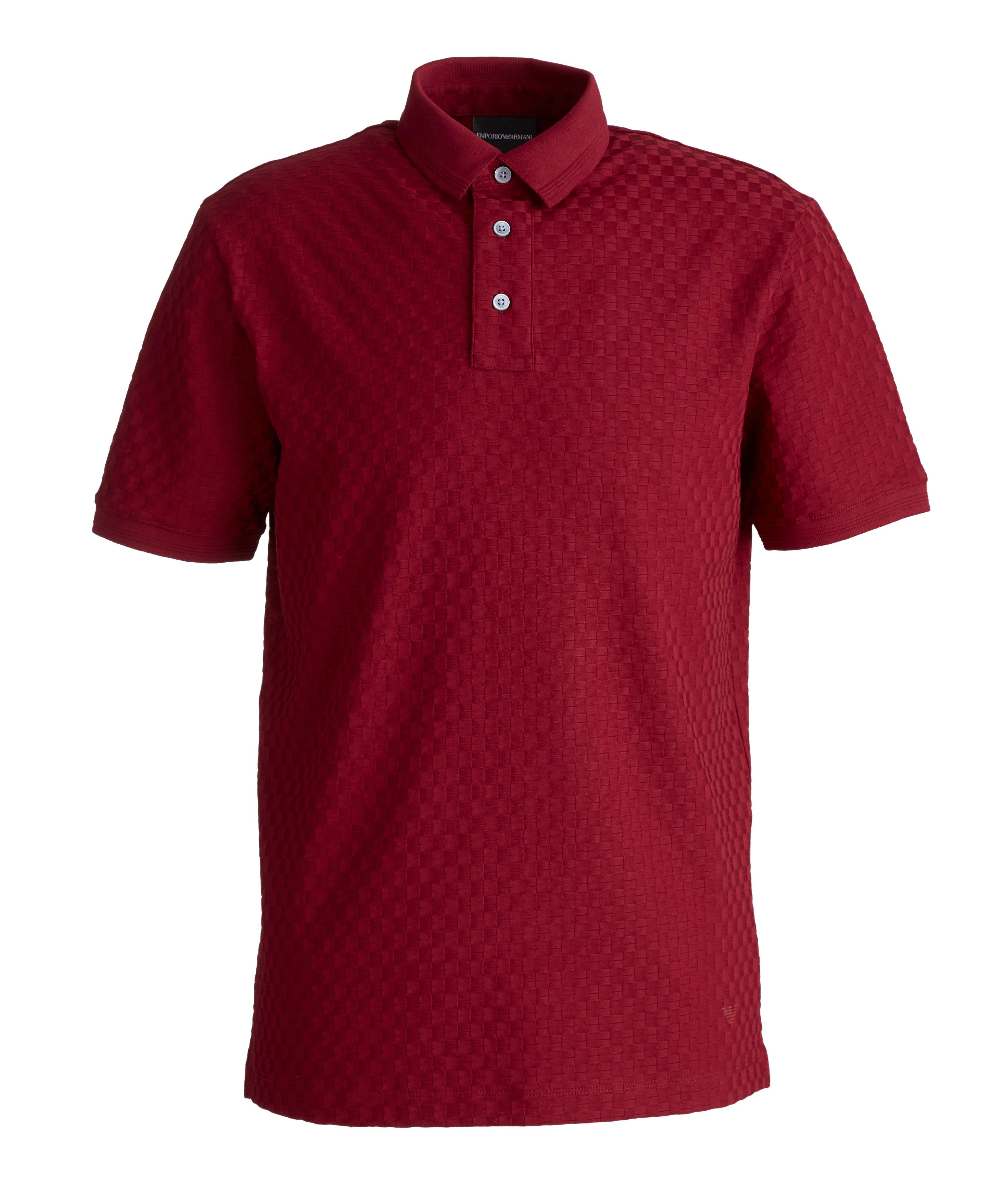 Jacquard Cotton Polo image 0