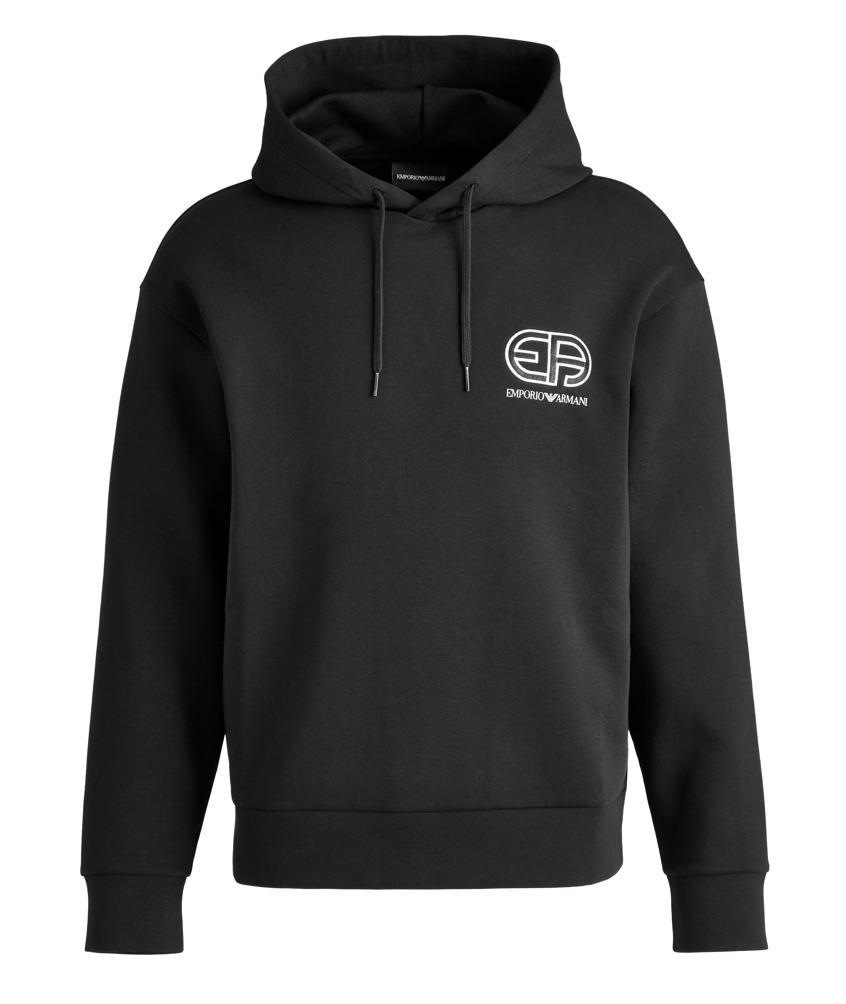 R-EA Logo Cotton-Blend Hoodie image 0