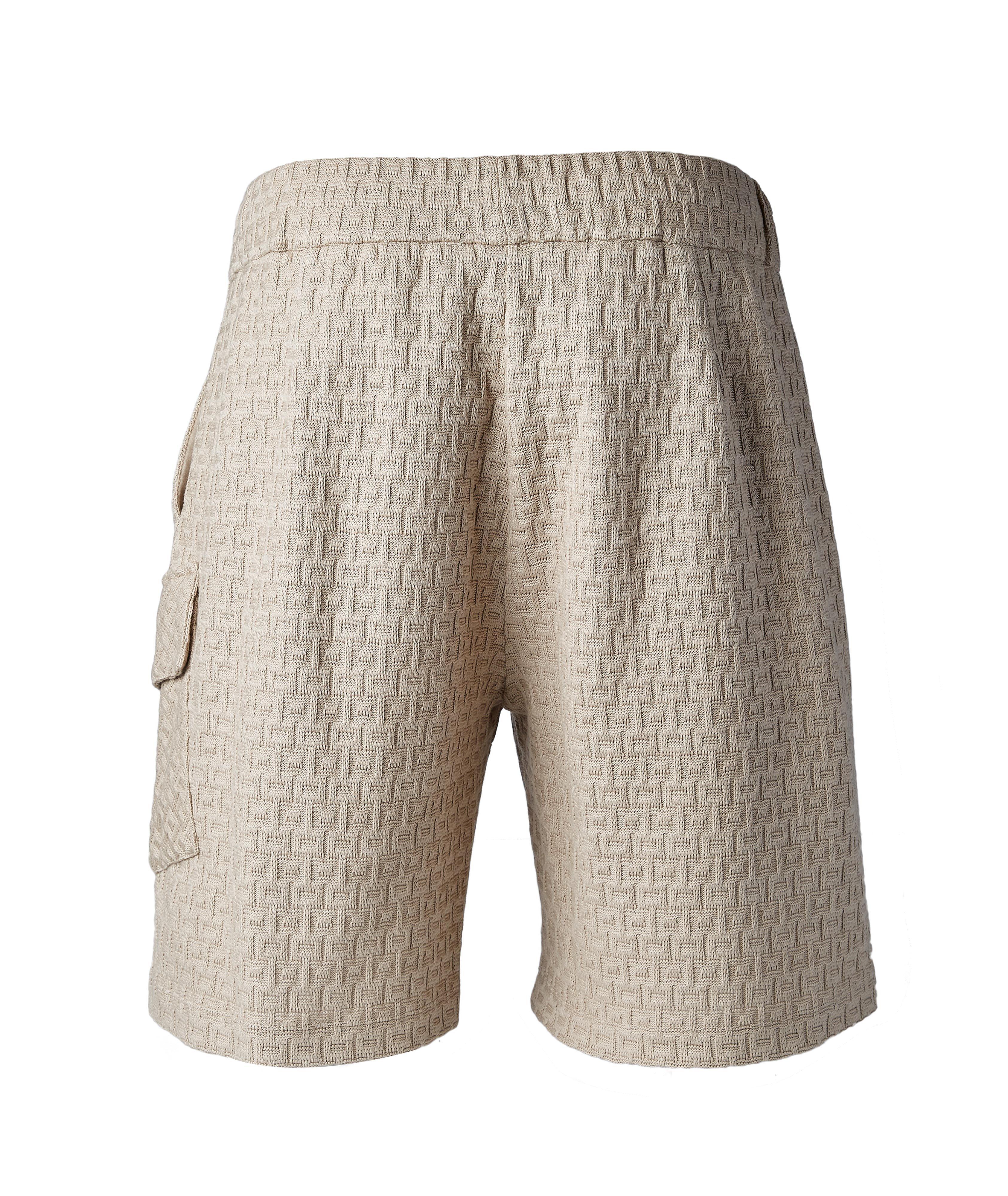 Short en coton texturé image 1