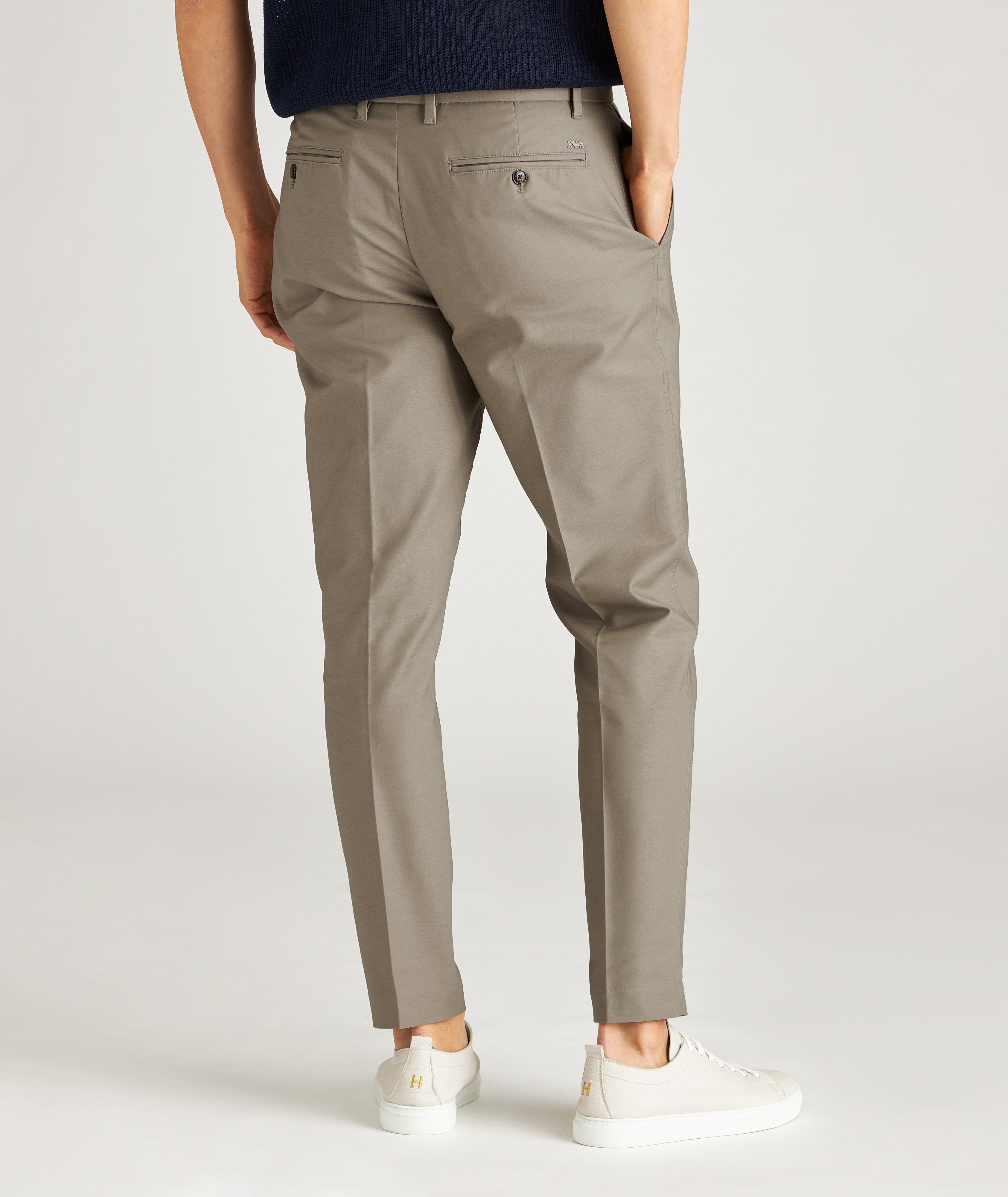 Slim-Fit Stretch-Cotton Dress Pants image 2
