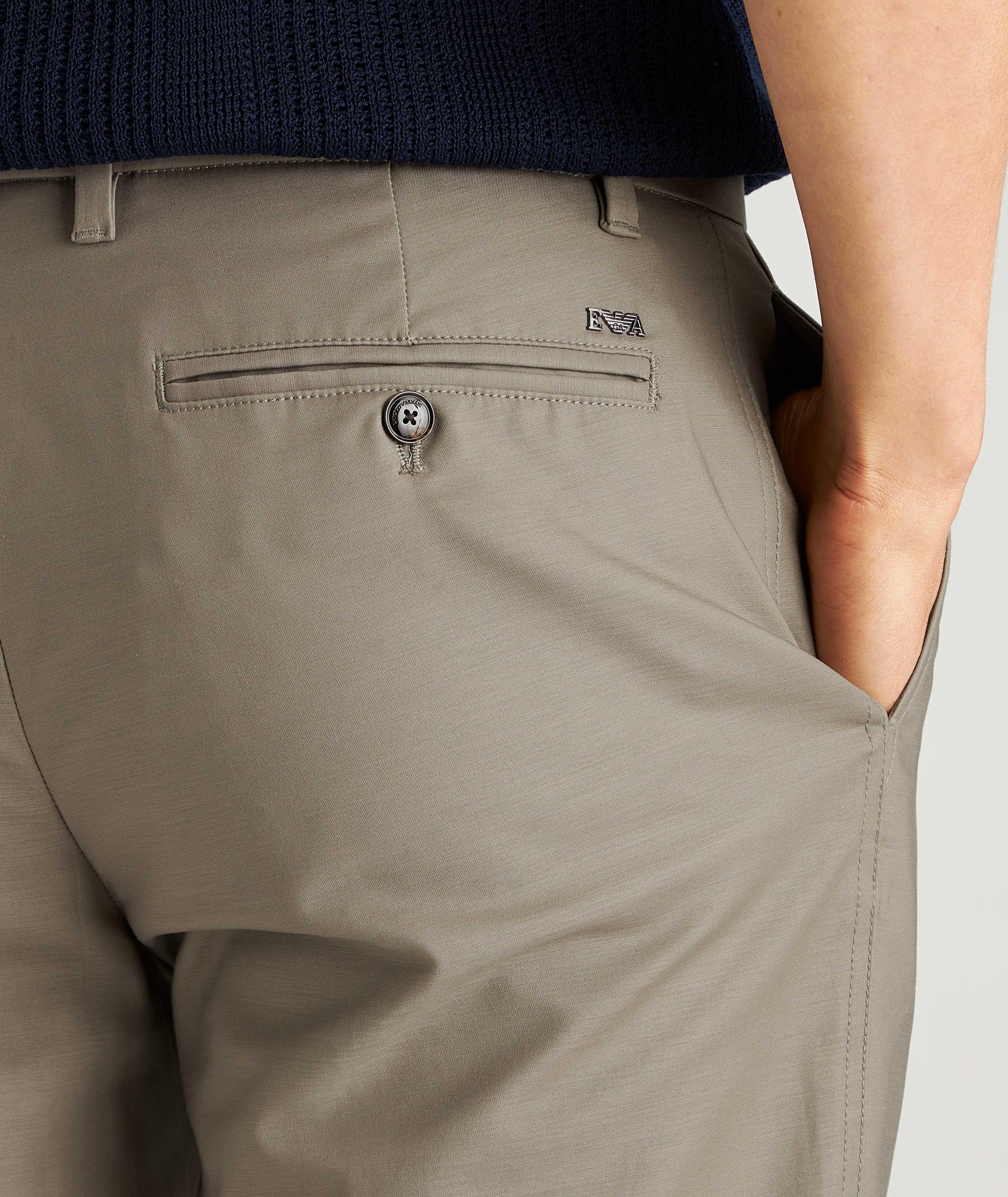 Slim-Fit Stretch-Cotton Dress Pants image 3