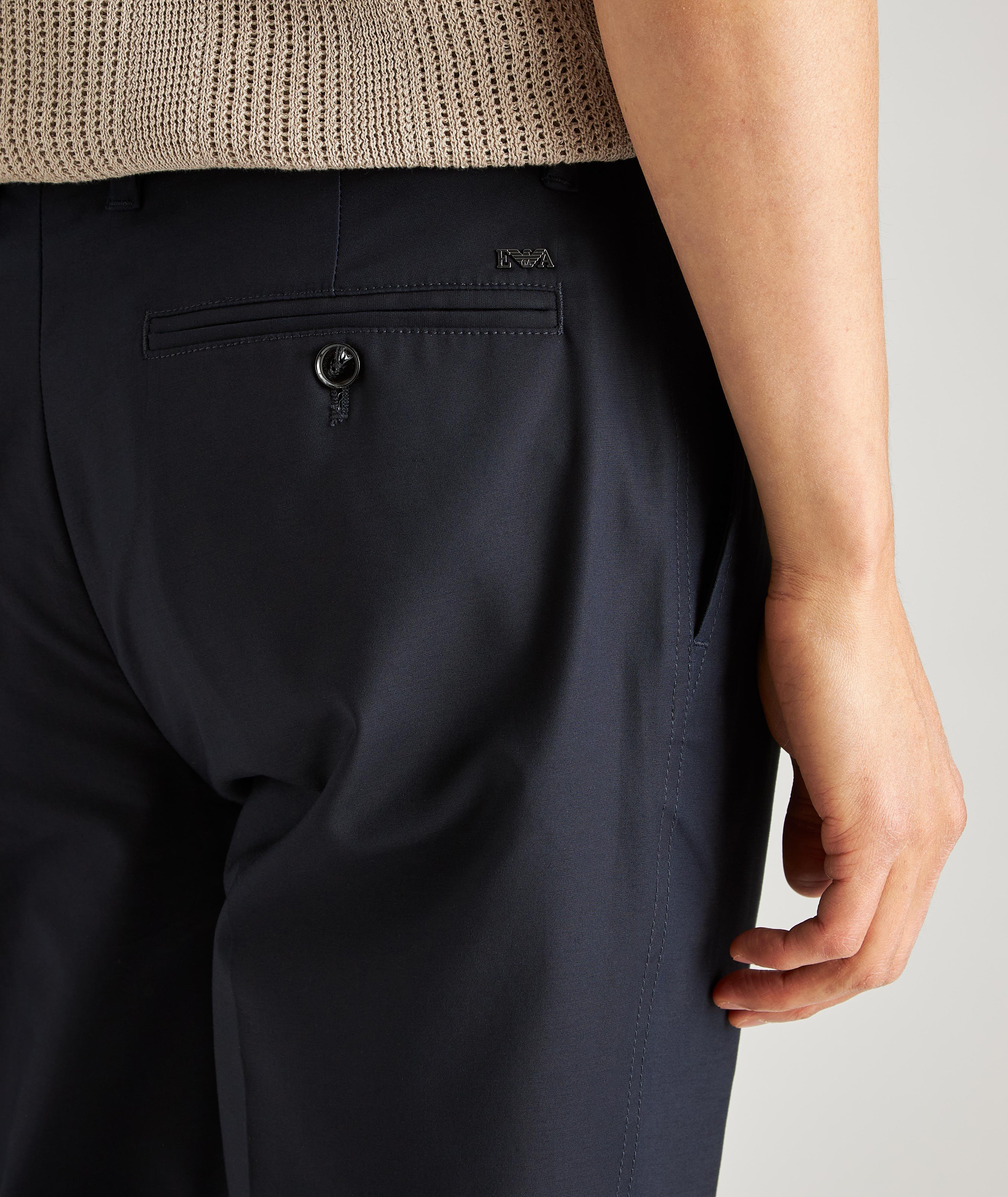 Slim-Fit Stretch-Cotton Dress Pants image 3