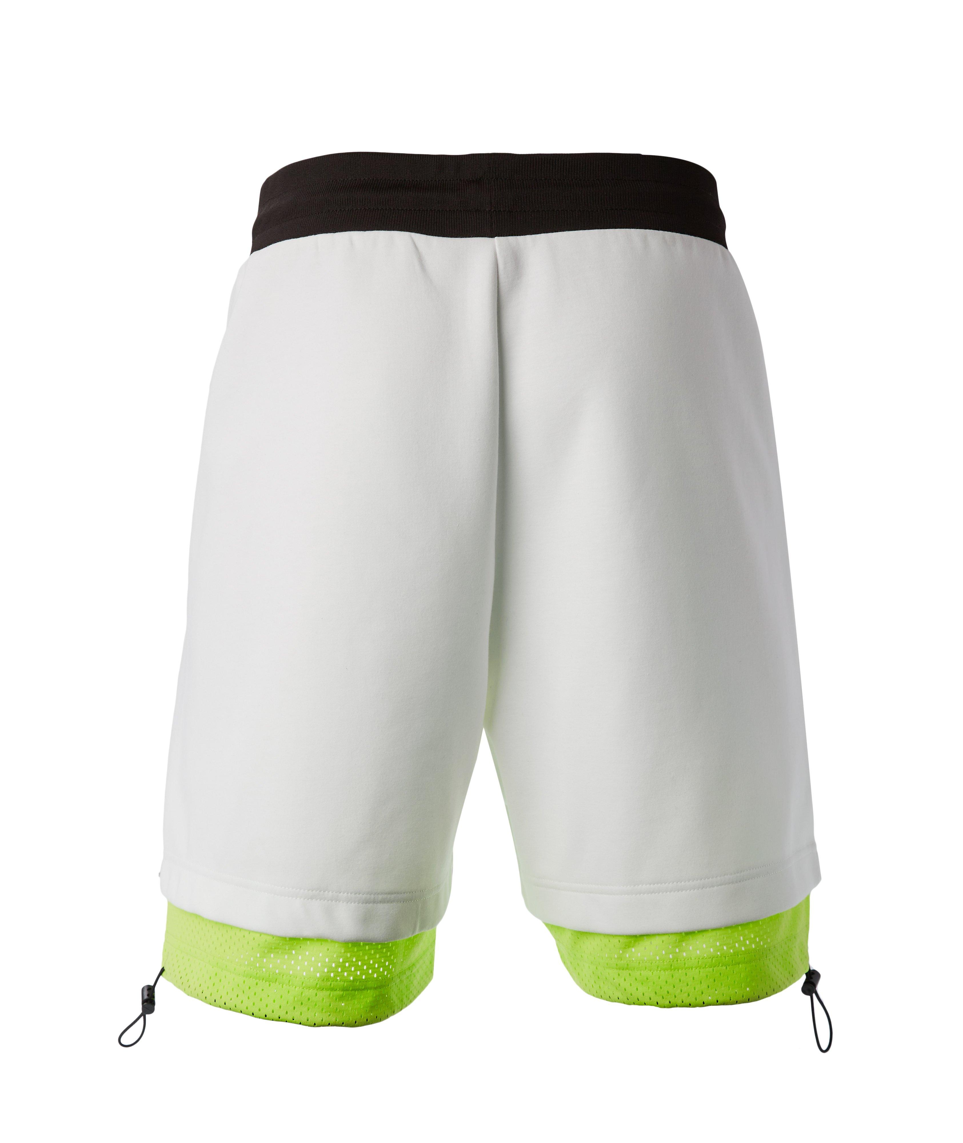 Cotton-Blend Jersey Bermuda Shorts image 1