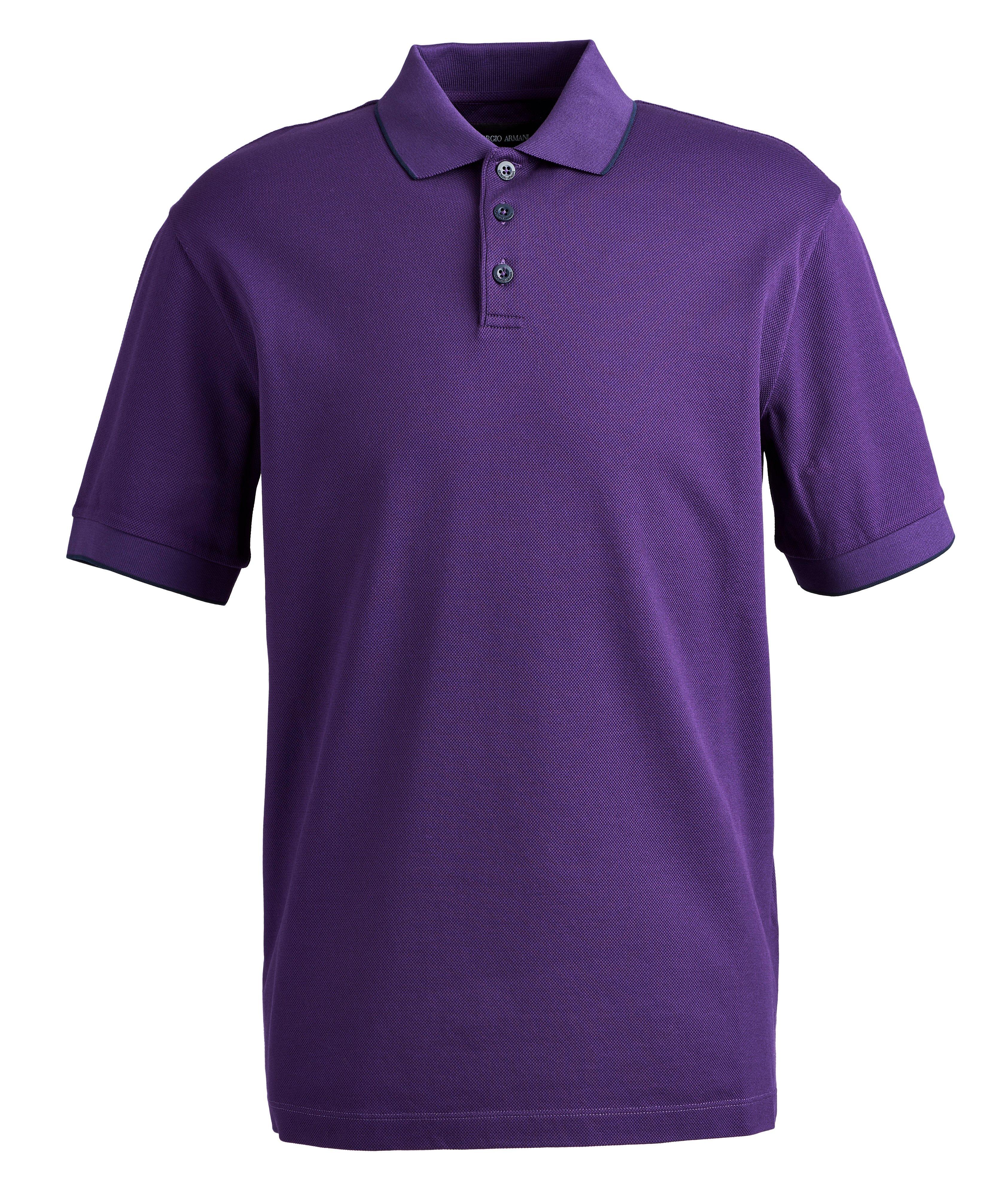 Ribbed Cotton Polo image 0