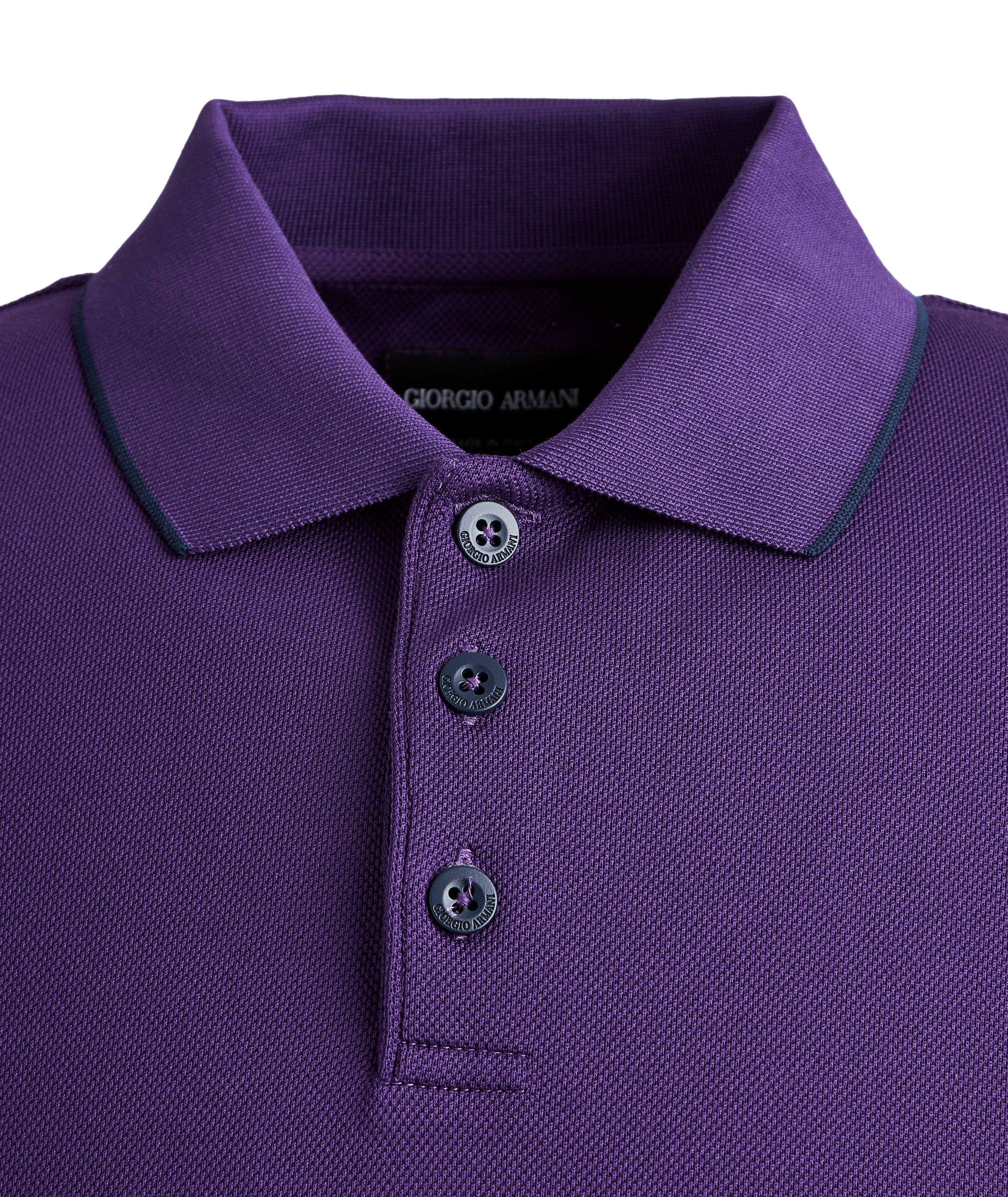 Ribbed Cotton Polo image 1