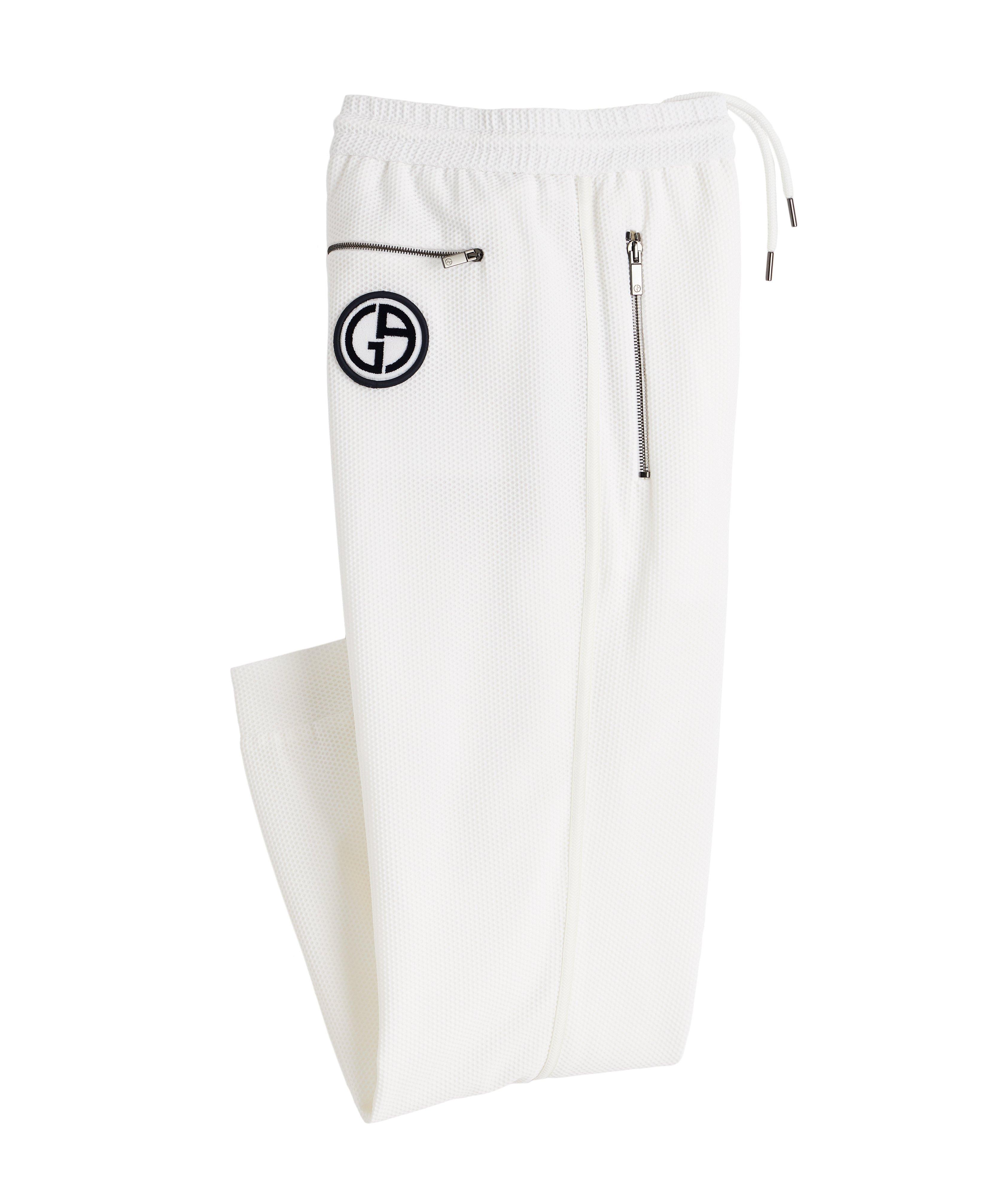 Waffle-Knit Track Pants image 0