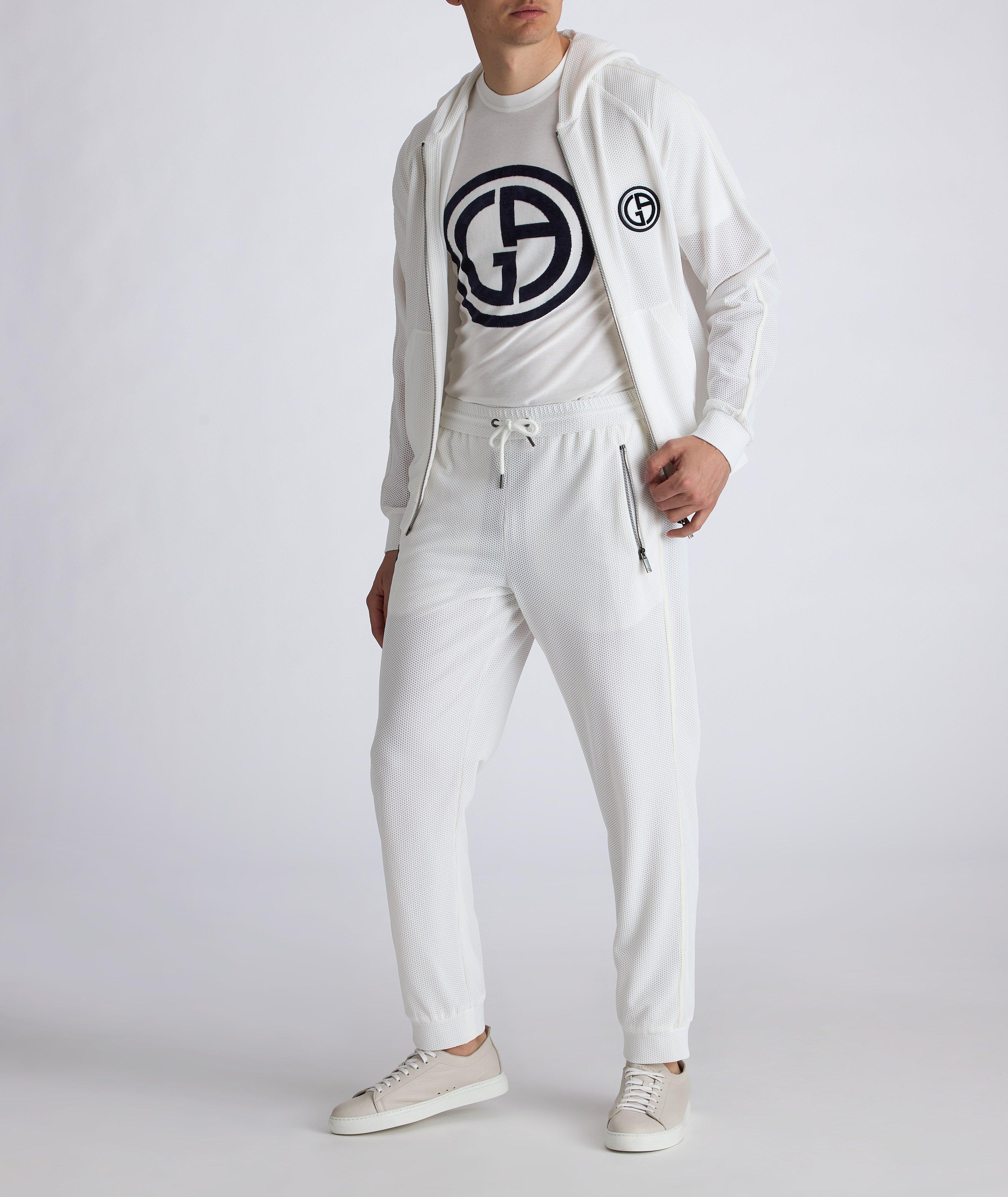 Waffle-Knit Track Pants image 4