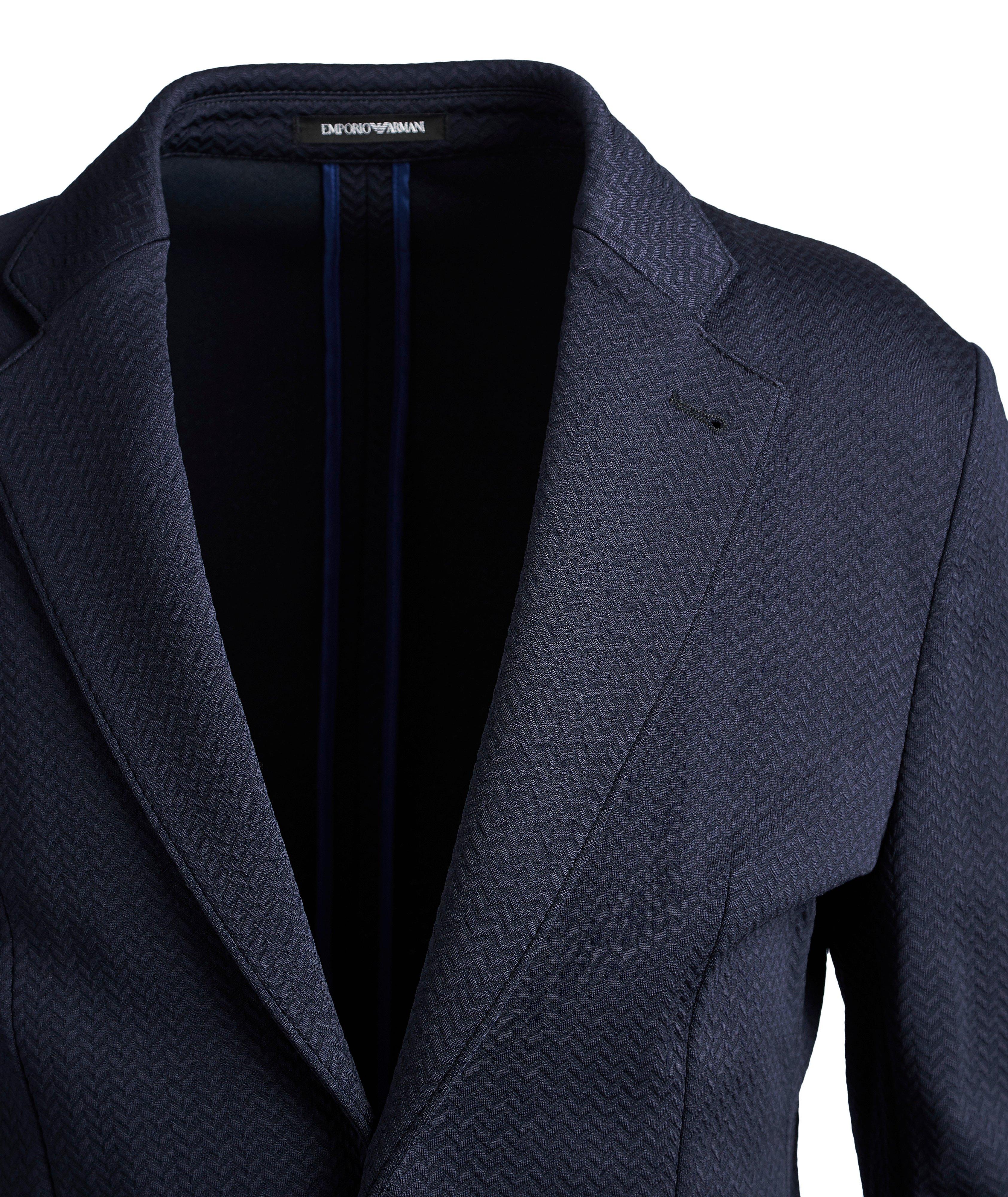 Unstructured Herringbone Sports Jacket image 2