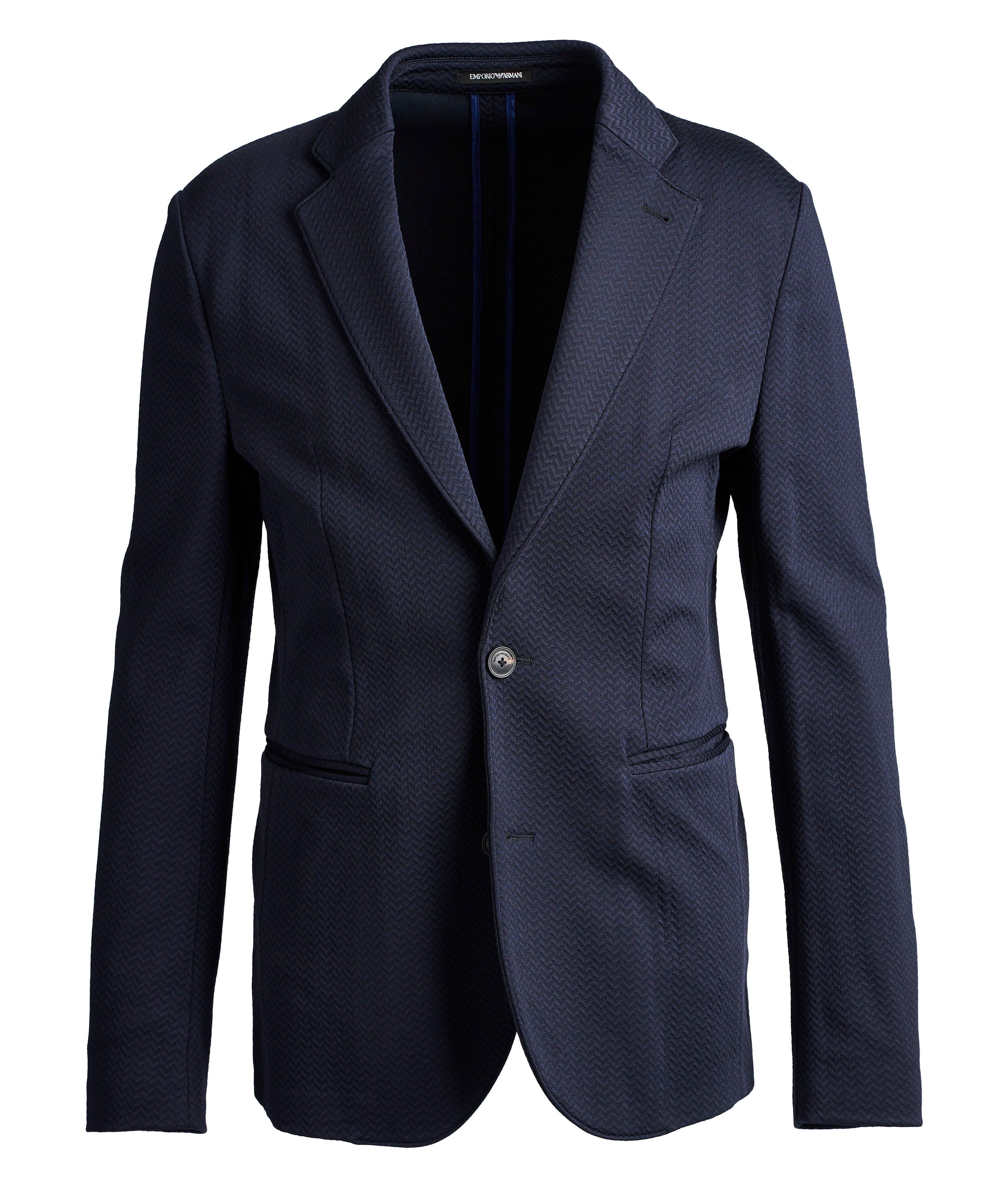 Unstructured Herringbone Sports Jacket image 0