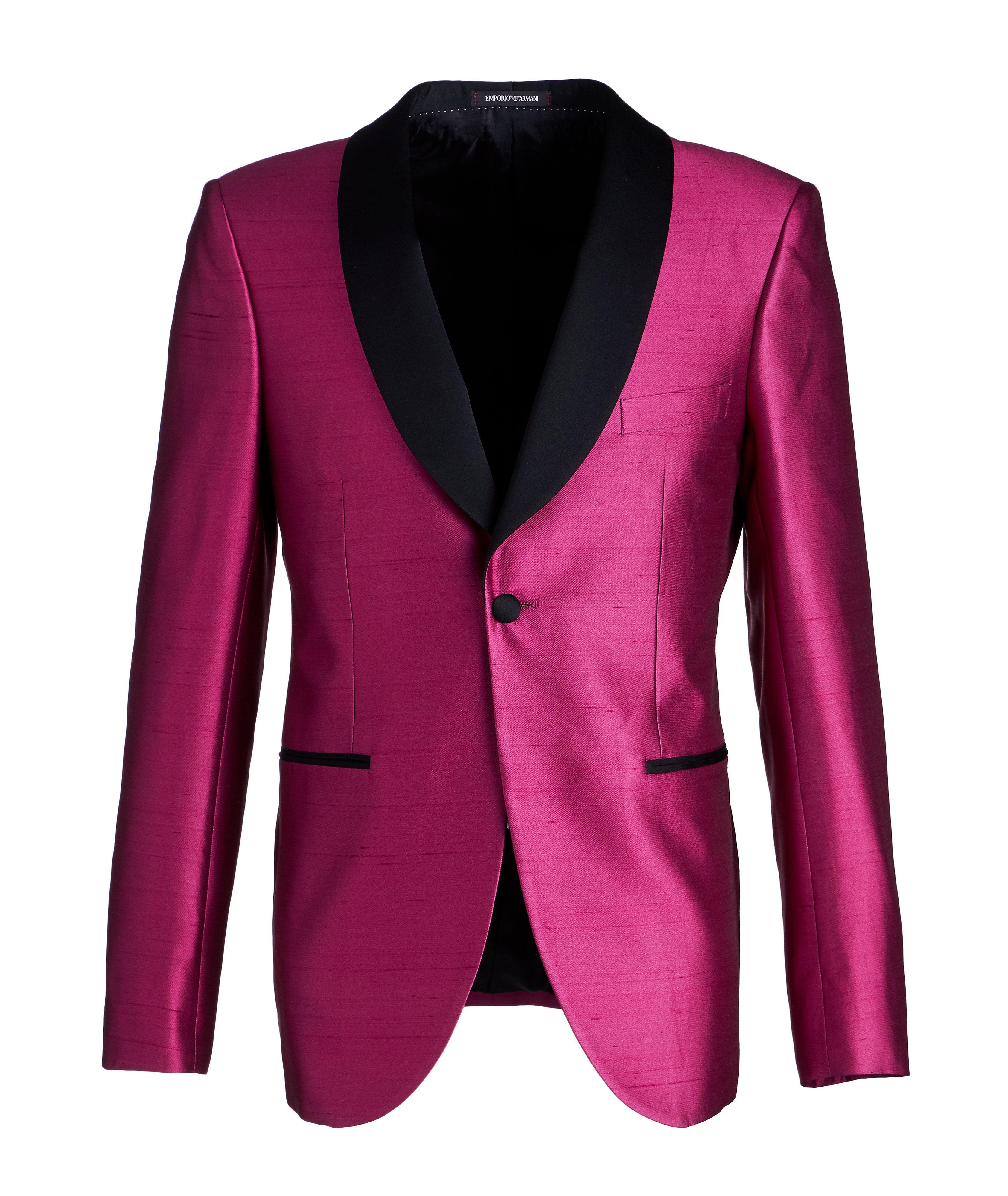 Slim Fit Satin Tuxedo Jacket image 0