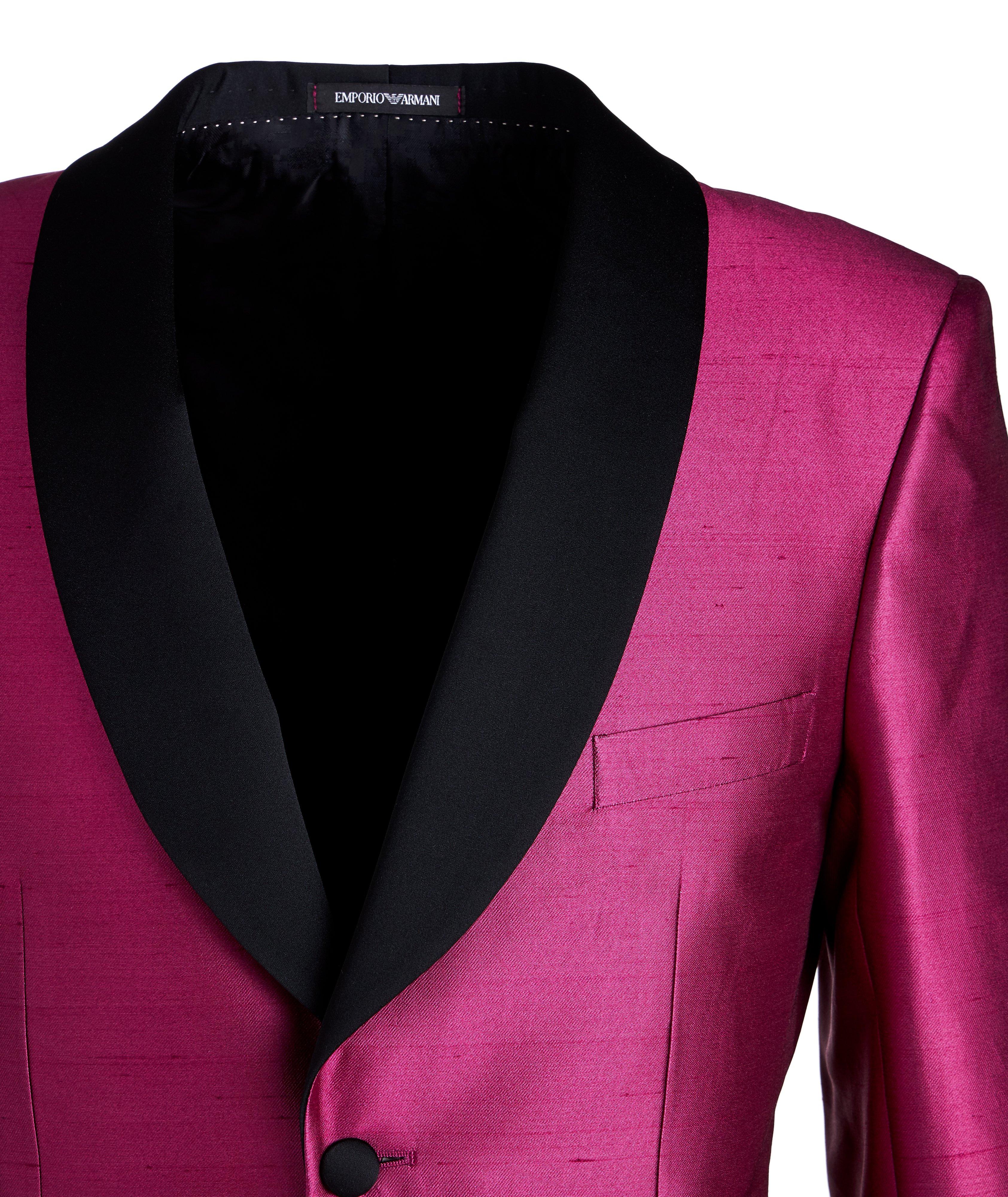 Slim Fit Satin Tuxedo Jacket image 2