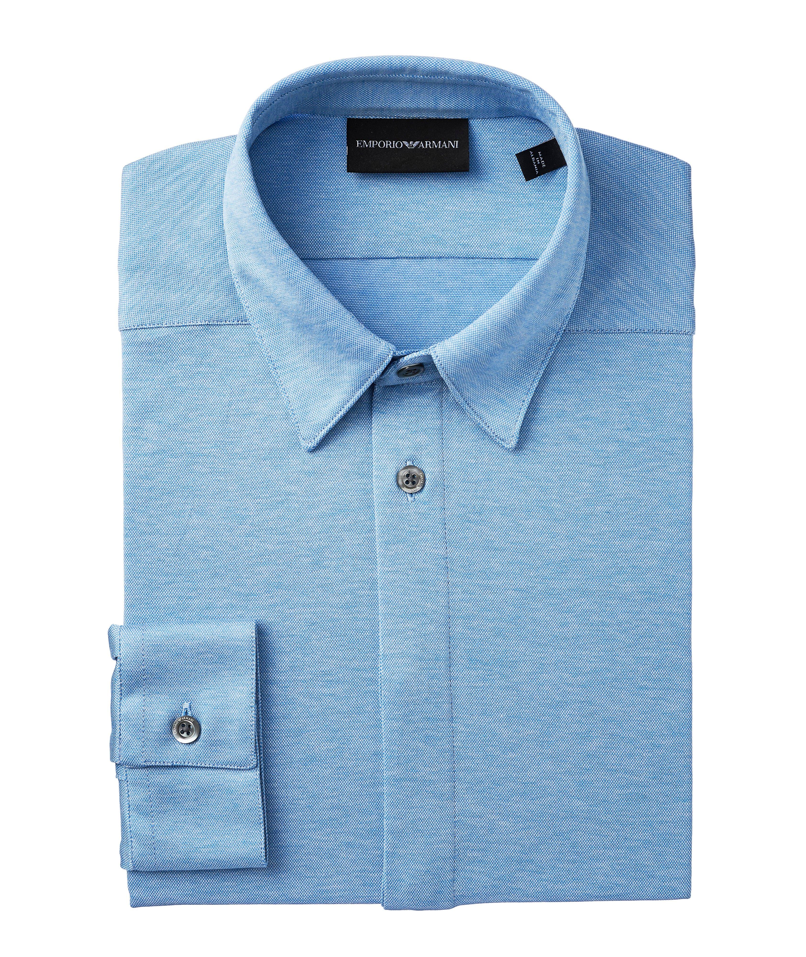 Slim-Fit Cotton-Jersey Shirt image 0