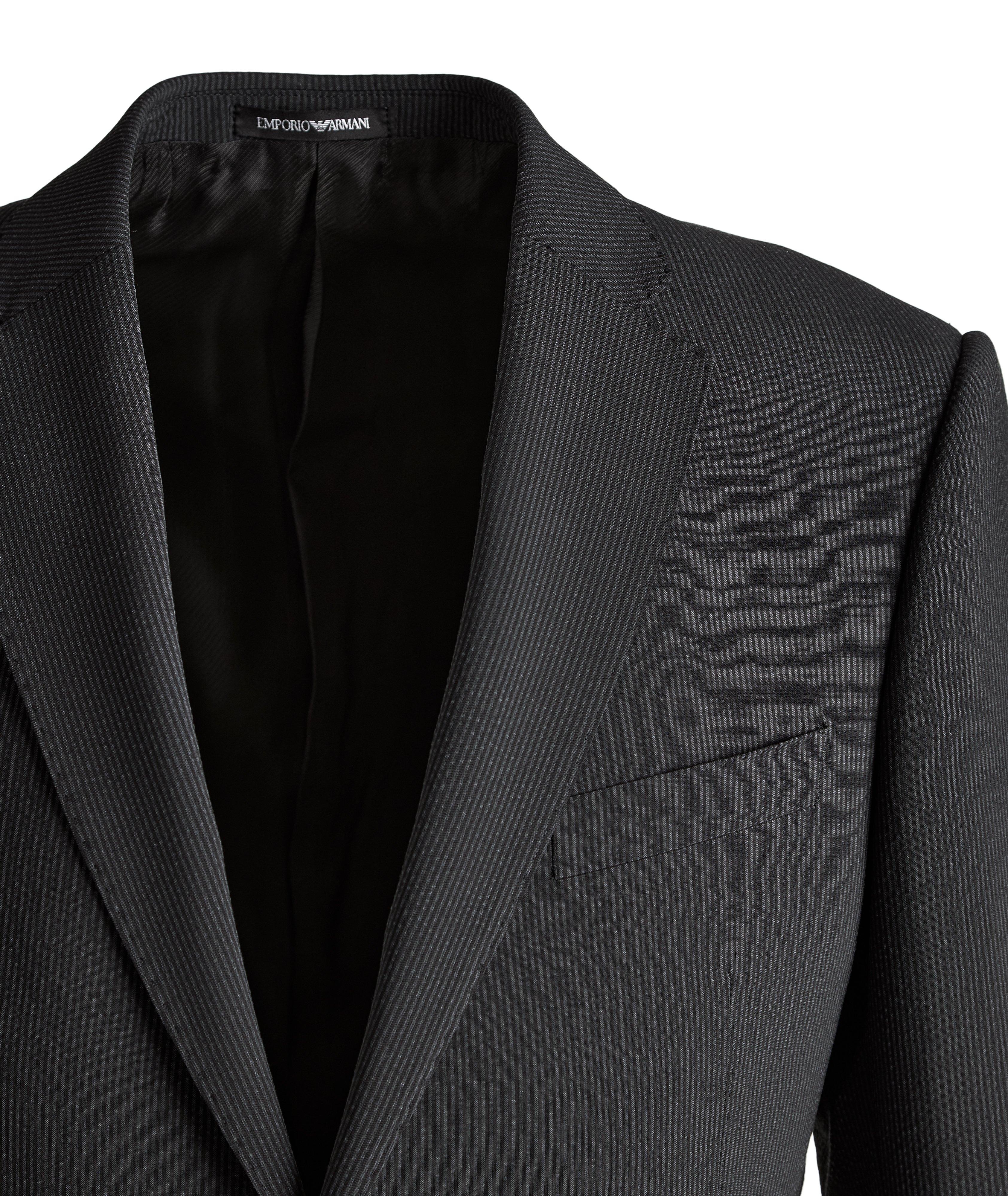 M-Line Seersucker Stretch-Wool-Silk Suit image 2