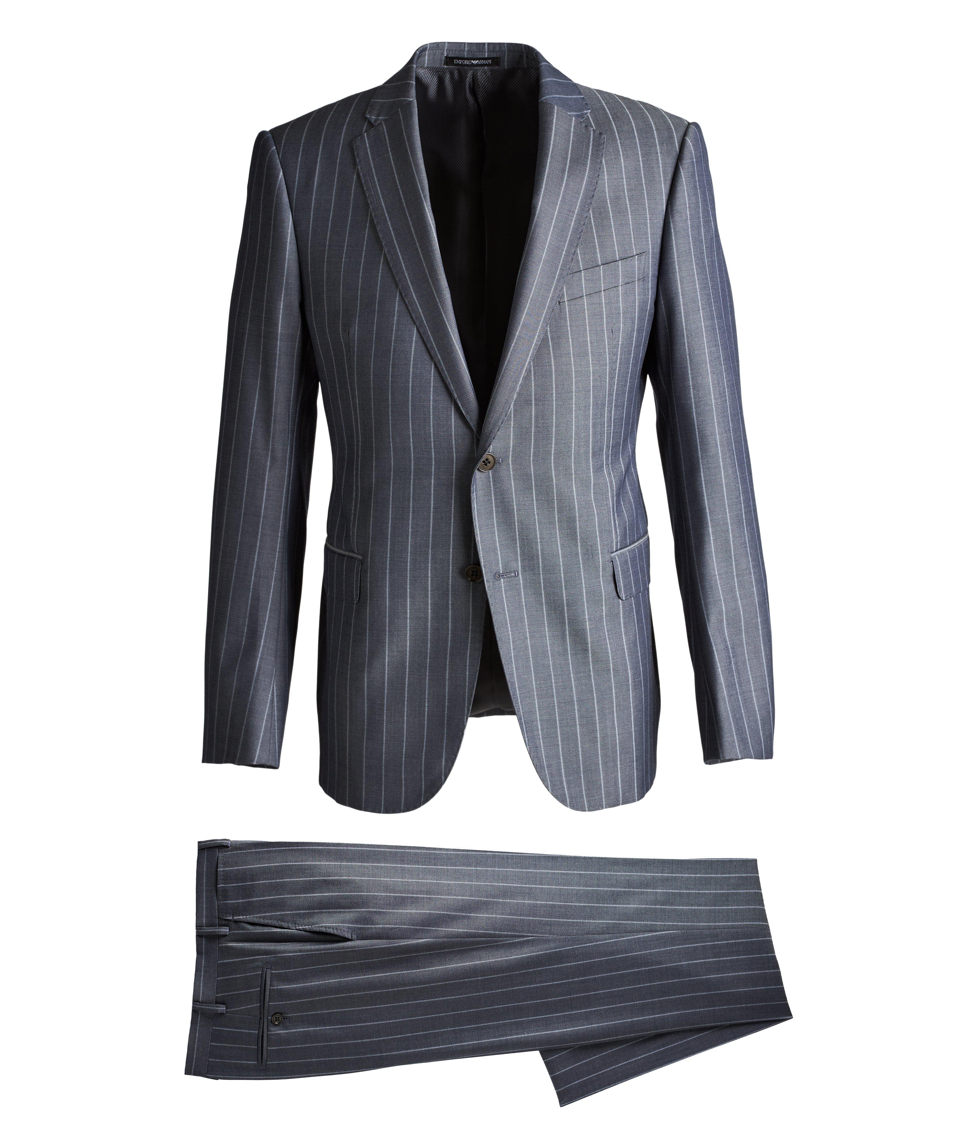 M-Line Striped Wool-Blend Suit image 0
