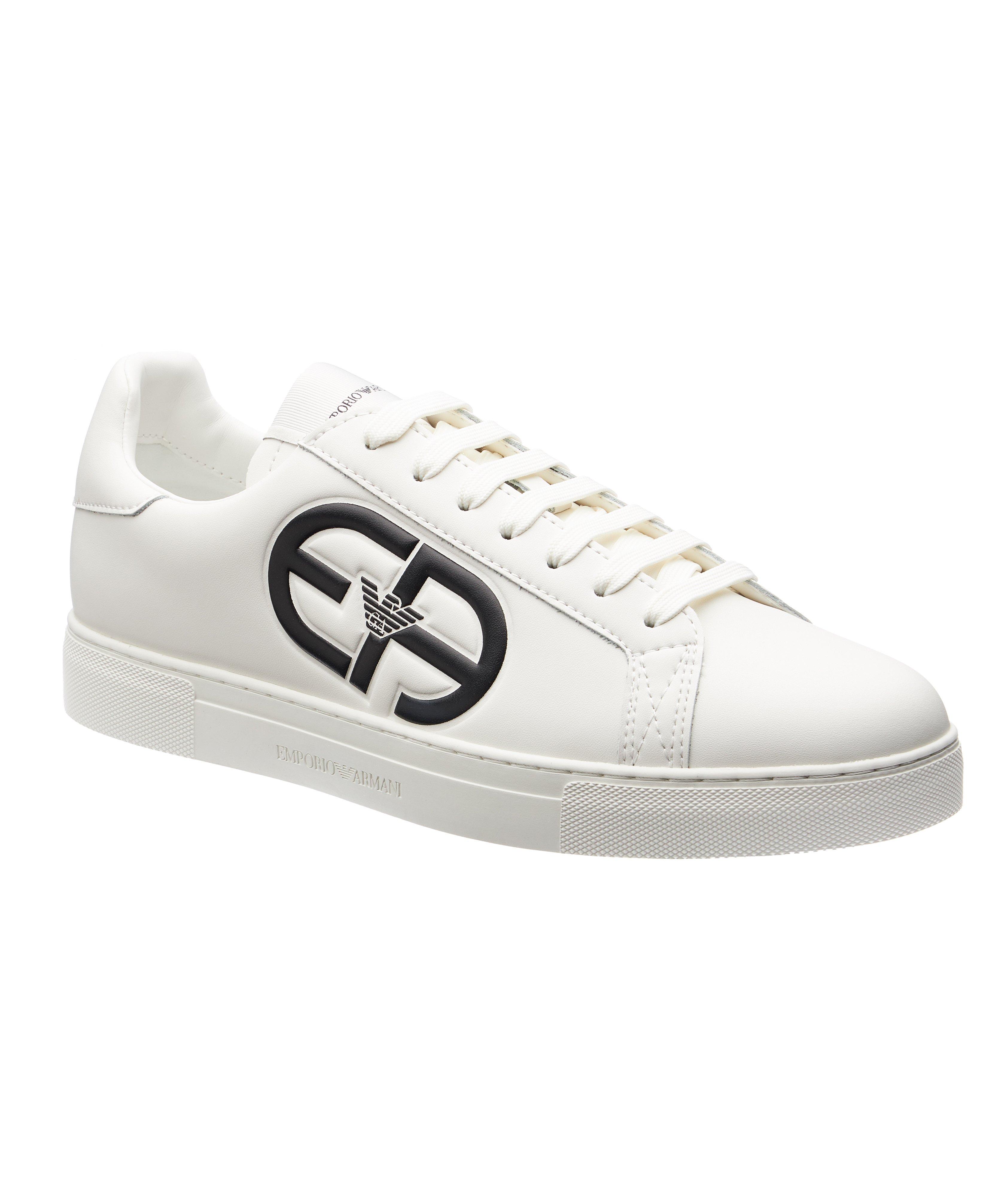 Logo Leather Sneakers image 0