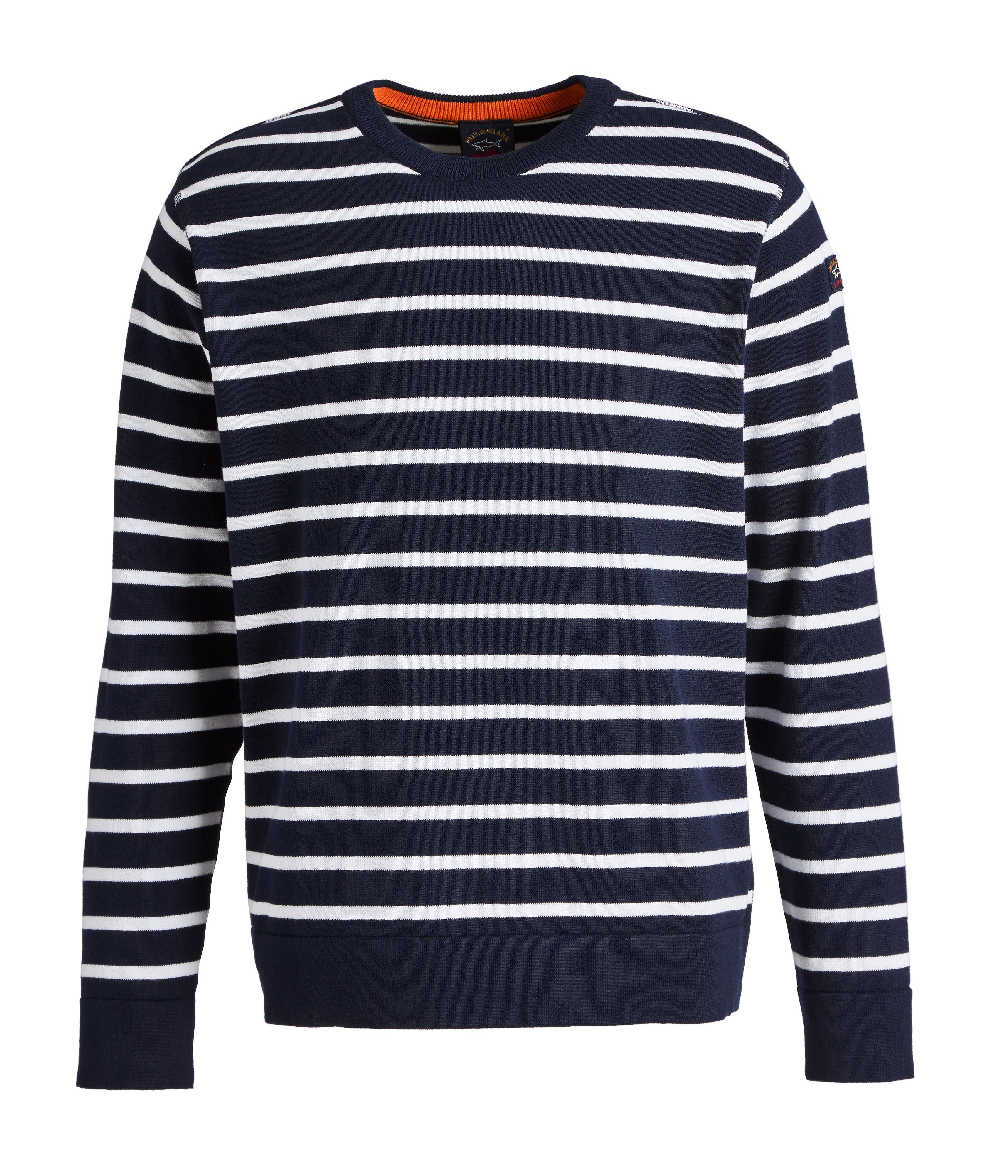 WaterShed Striped Organic Cotton Sweater image 0