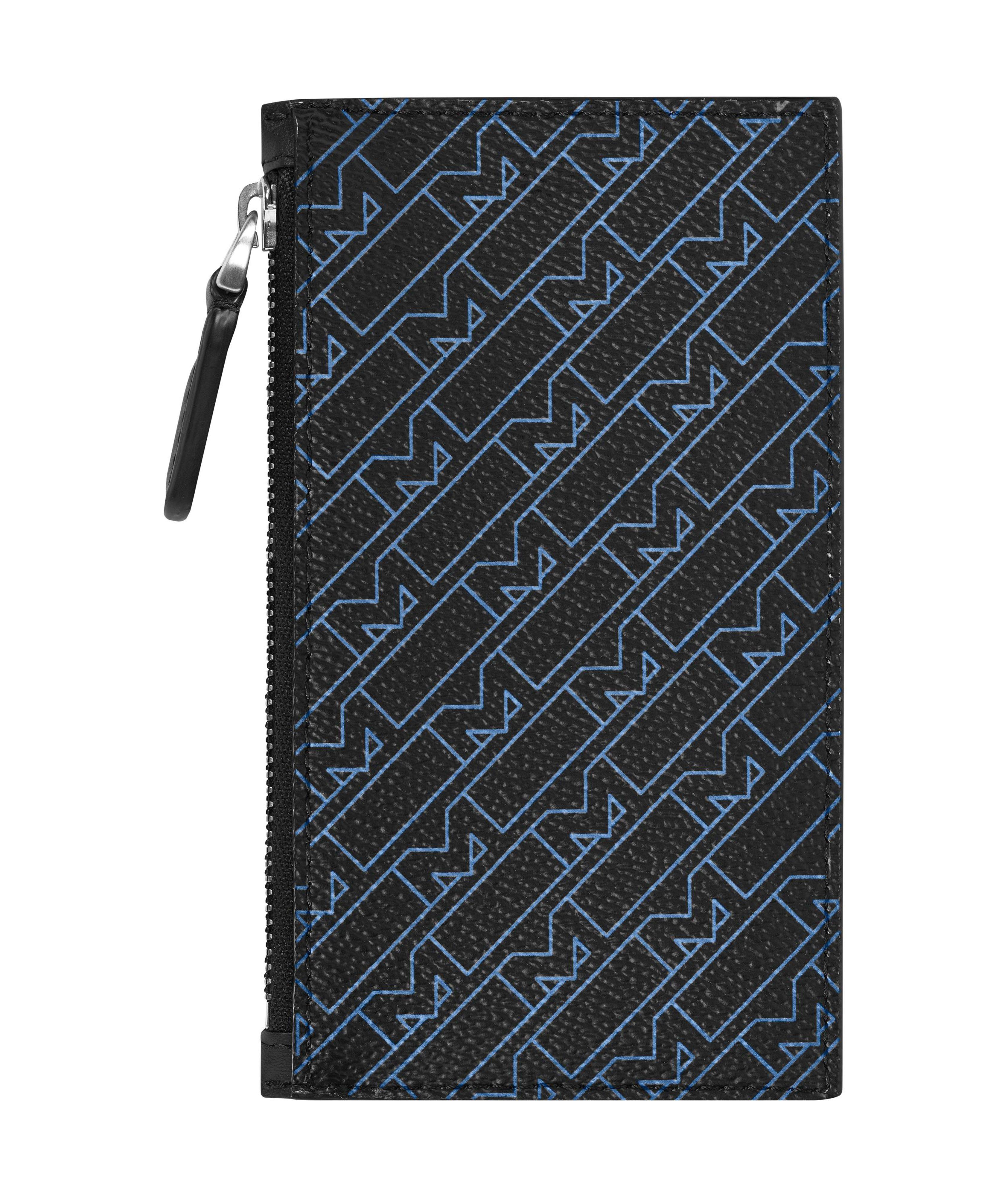 M_Gram Printed Leather Zippered Cardholder image 2
