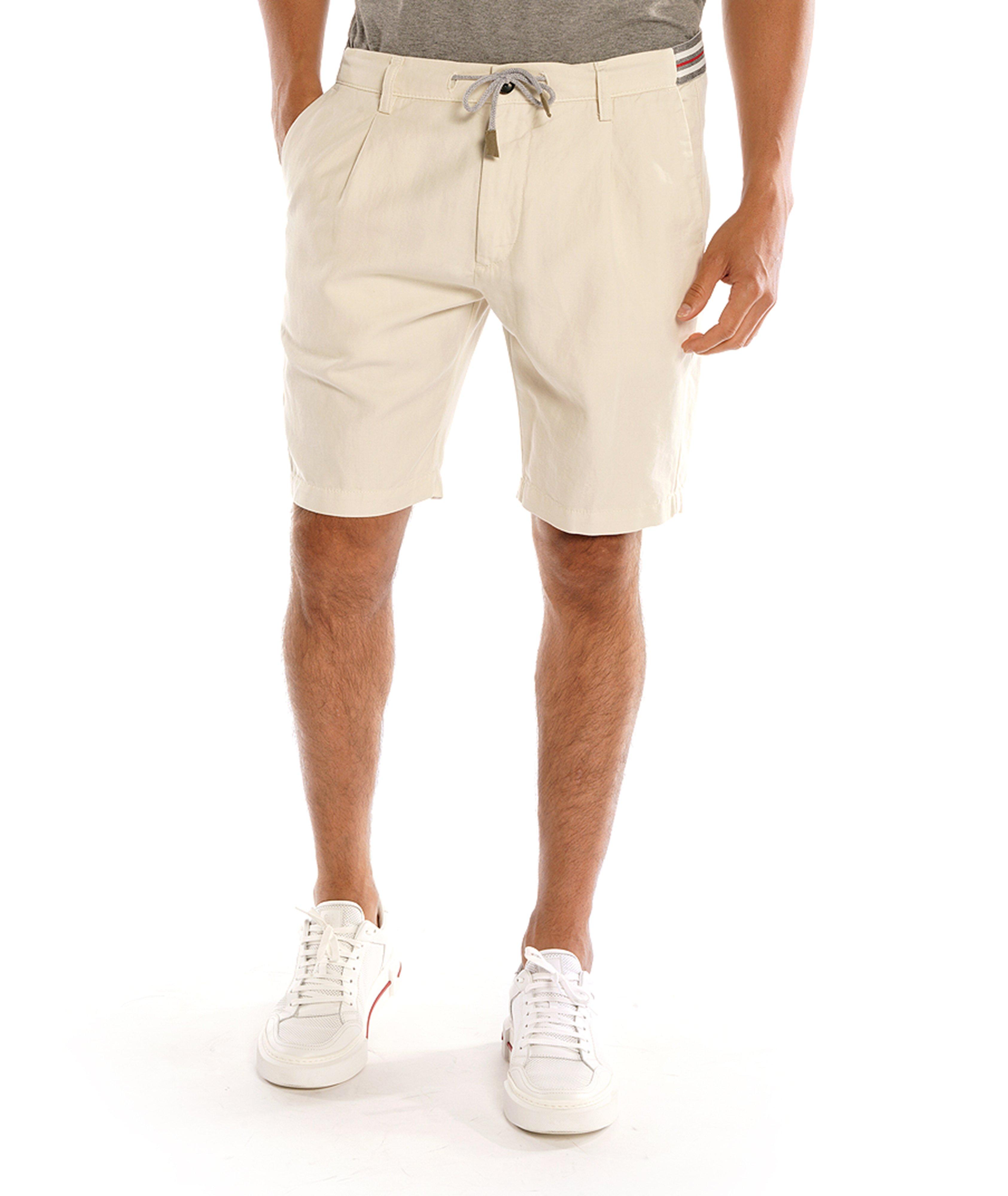 Cotton-Linen Bermuda Shorts image 0