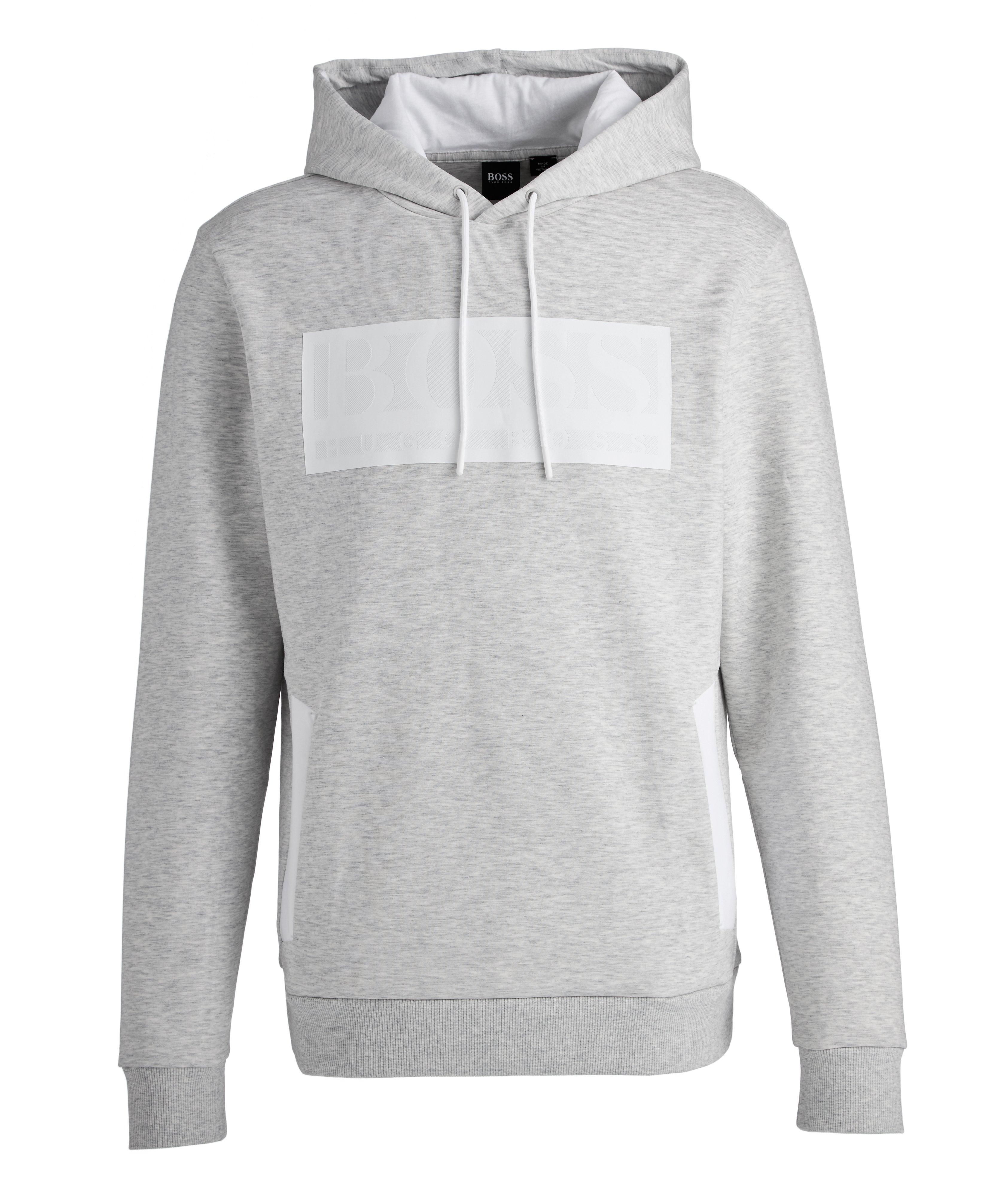 Logo Cotton-Blend Hoodie image 0