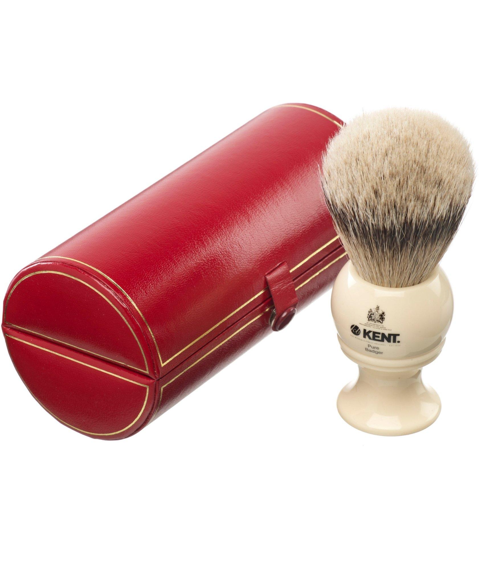 Kent Shaving Brush, Pure Silver Tip Badger, Large image 0