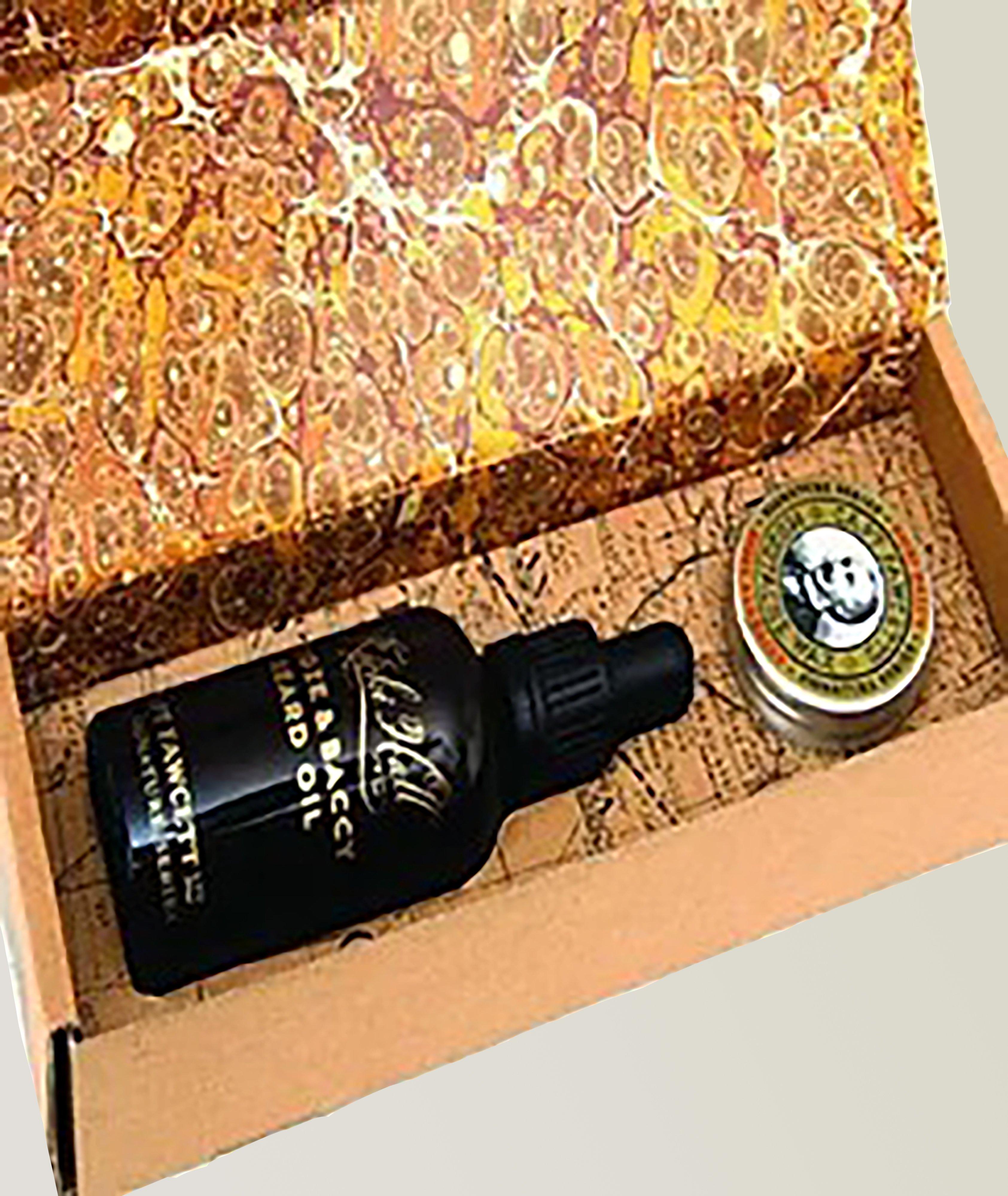 Wax and Beard Oil Gift Box image 0