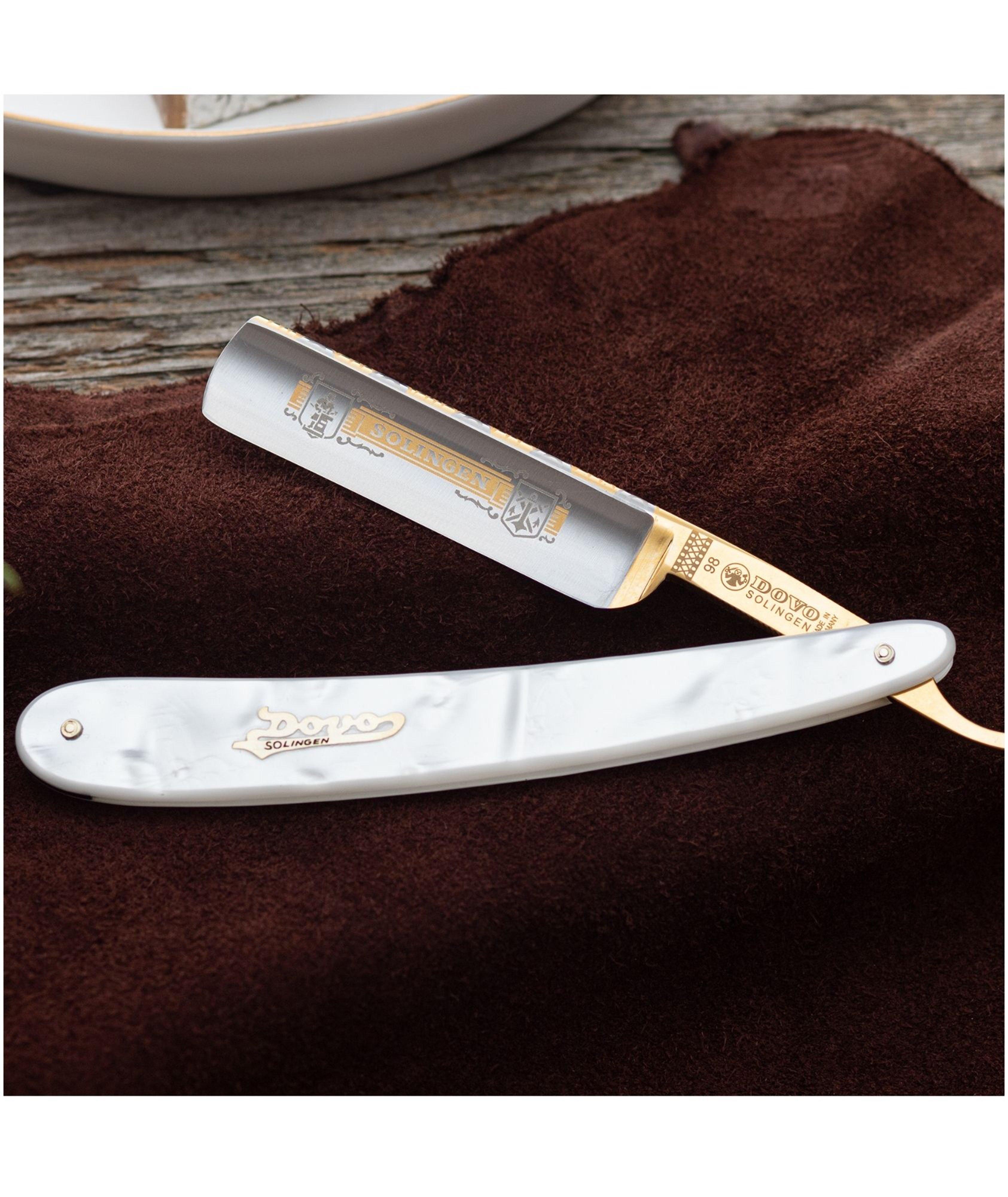 Pearl Straight Razor, Imitation Pearl Handle...*Item not available for sale as brand has been delisted* image 1