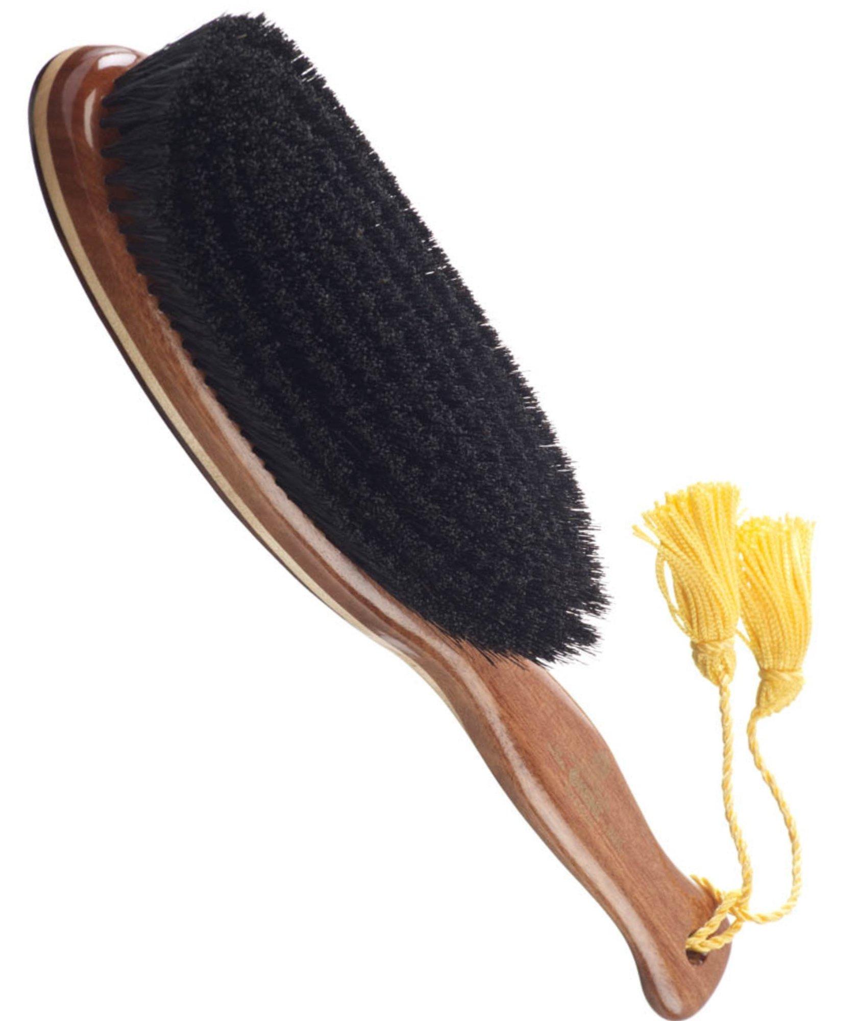 Brosse à vêtements à soies noires image 0