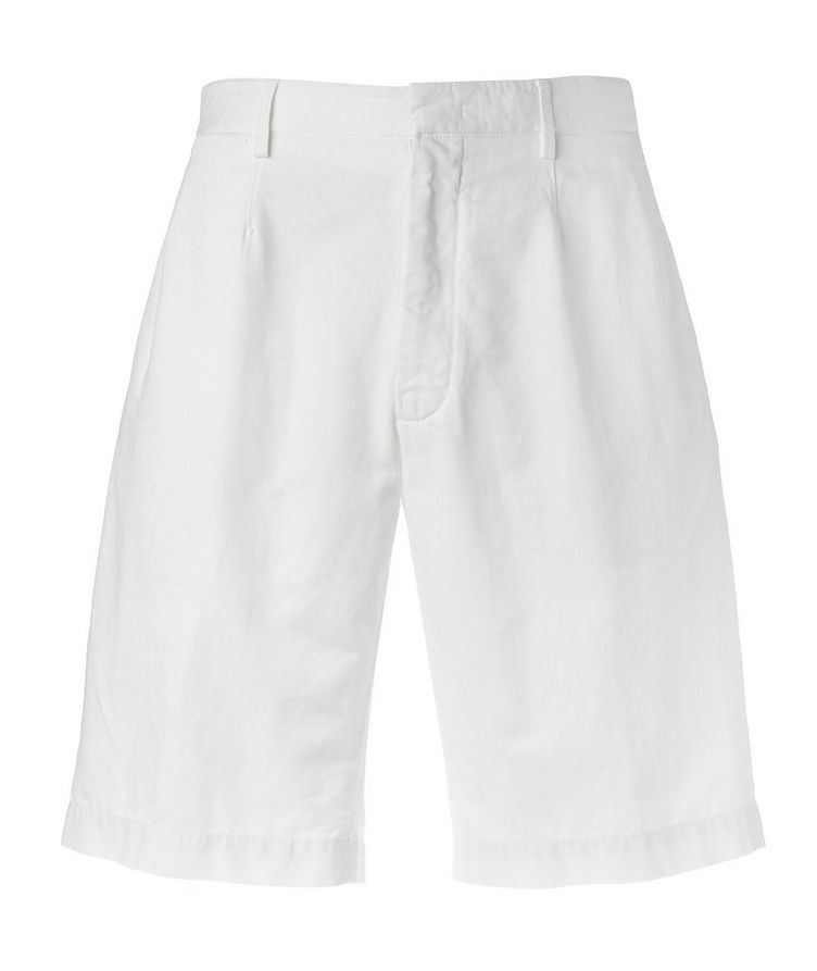 Cotton Linen Summer Chino Shorts   image 0