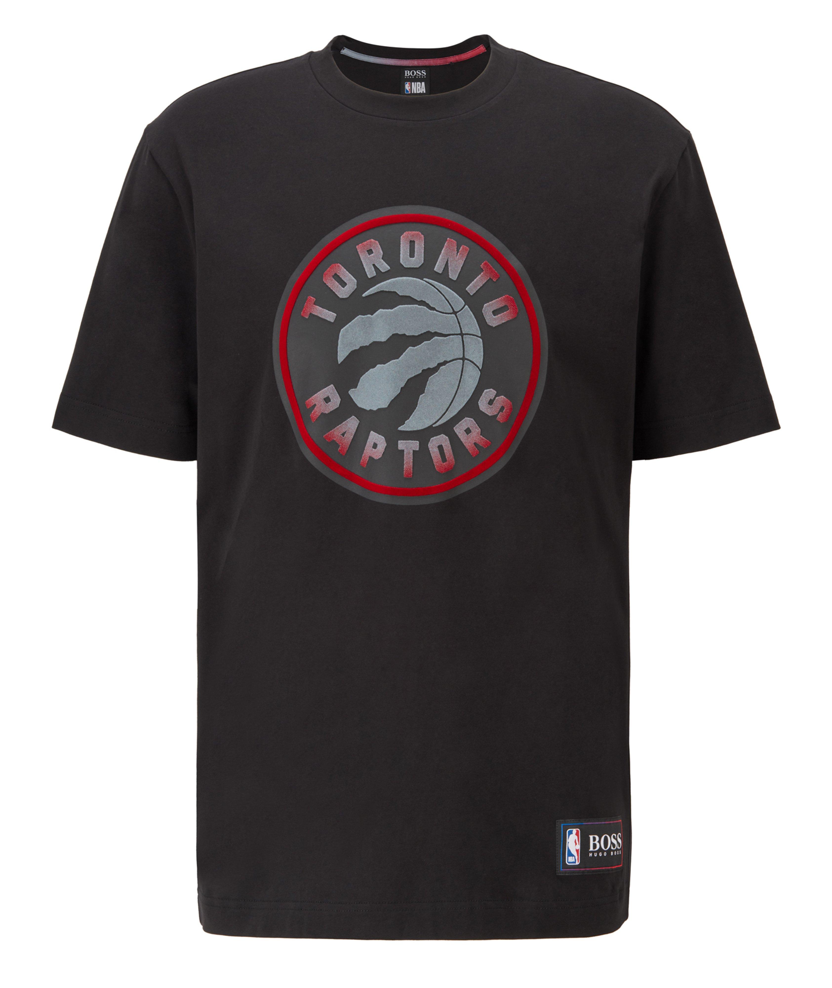 BOSS x NBA Printed Stretch-Cotton T-Shirt image 0