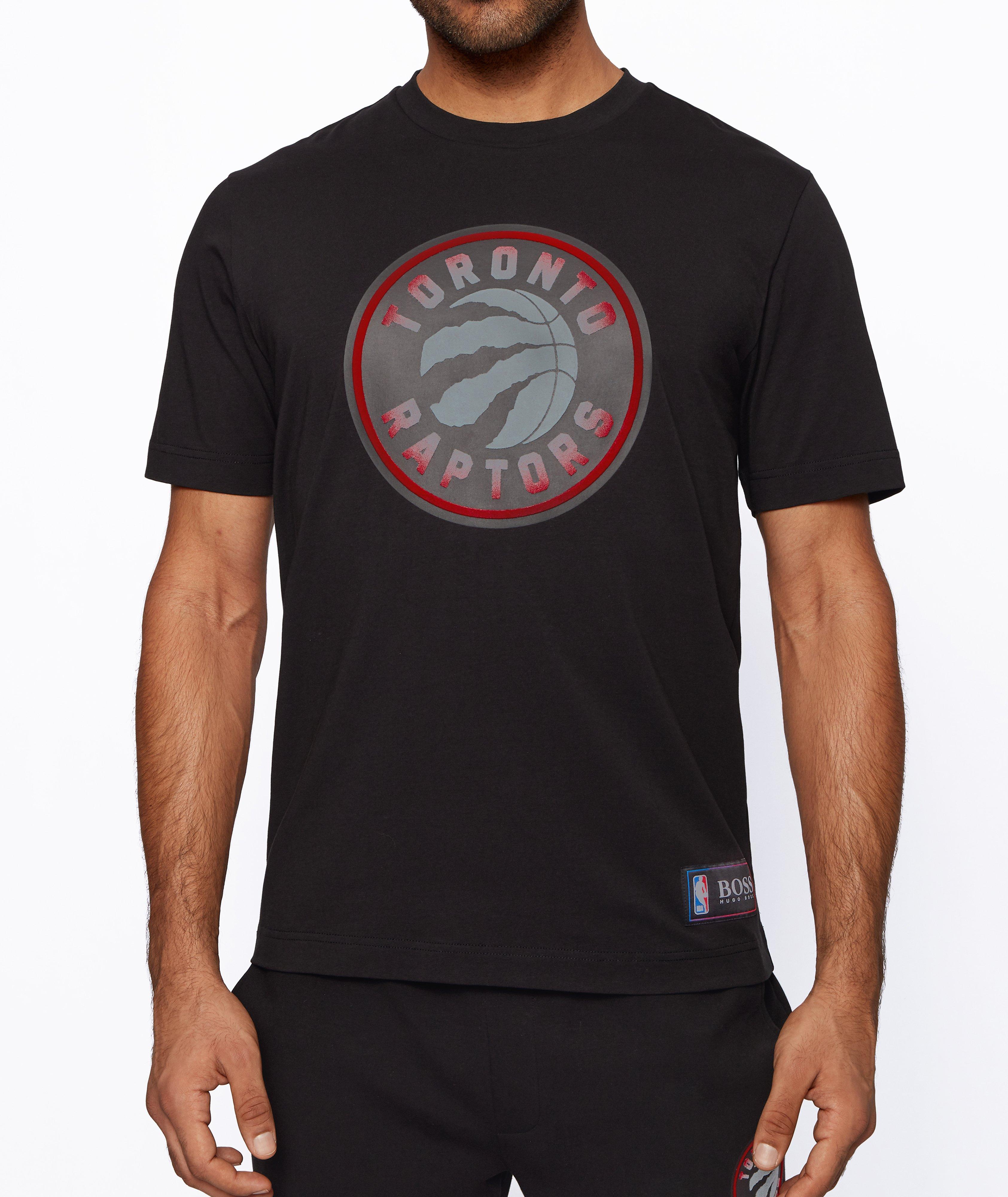 BOSS x NBA Printed Stretch-Cotton T-Shirt image 1