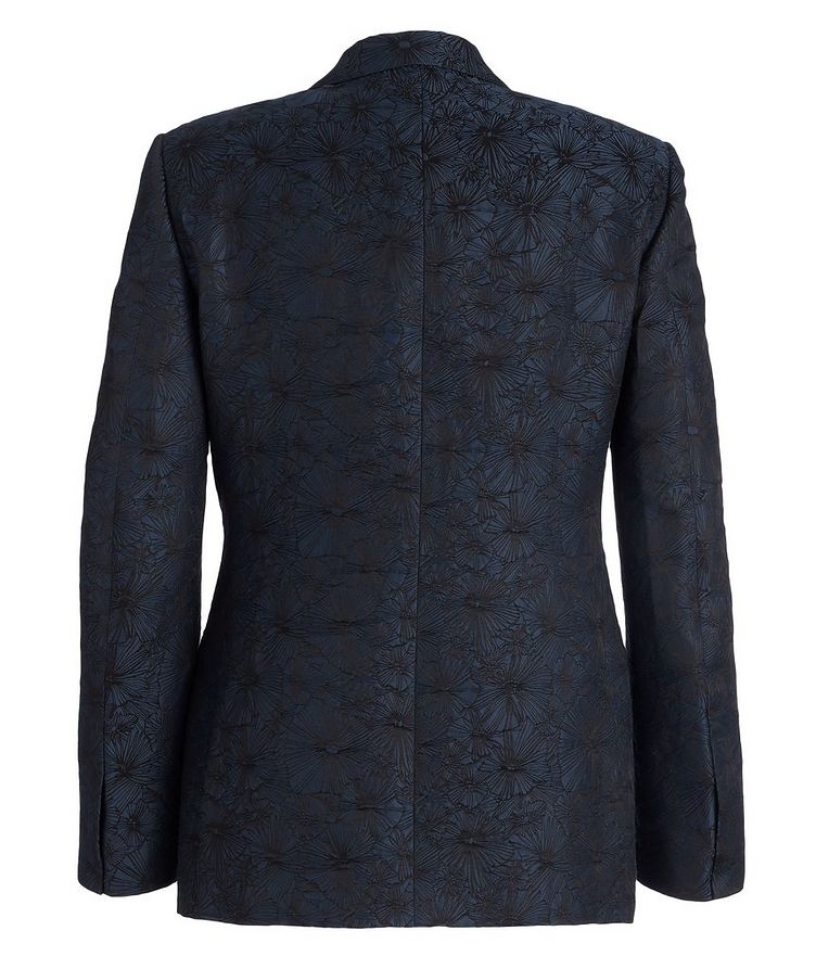 Venezia Floral Linen-Silk Tuxedo Jacket image 1