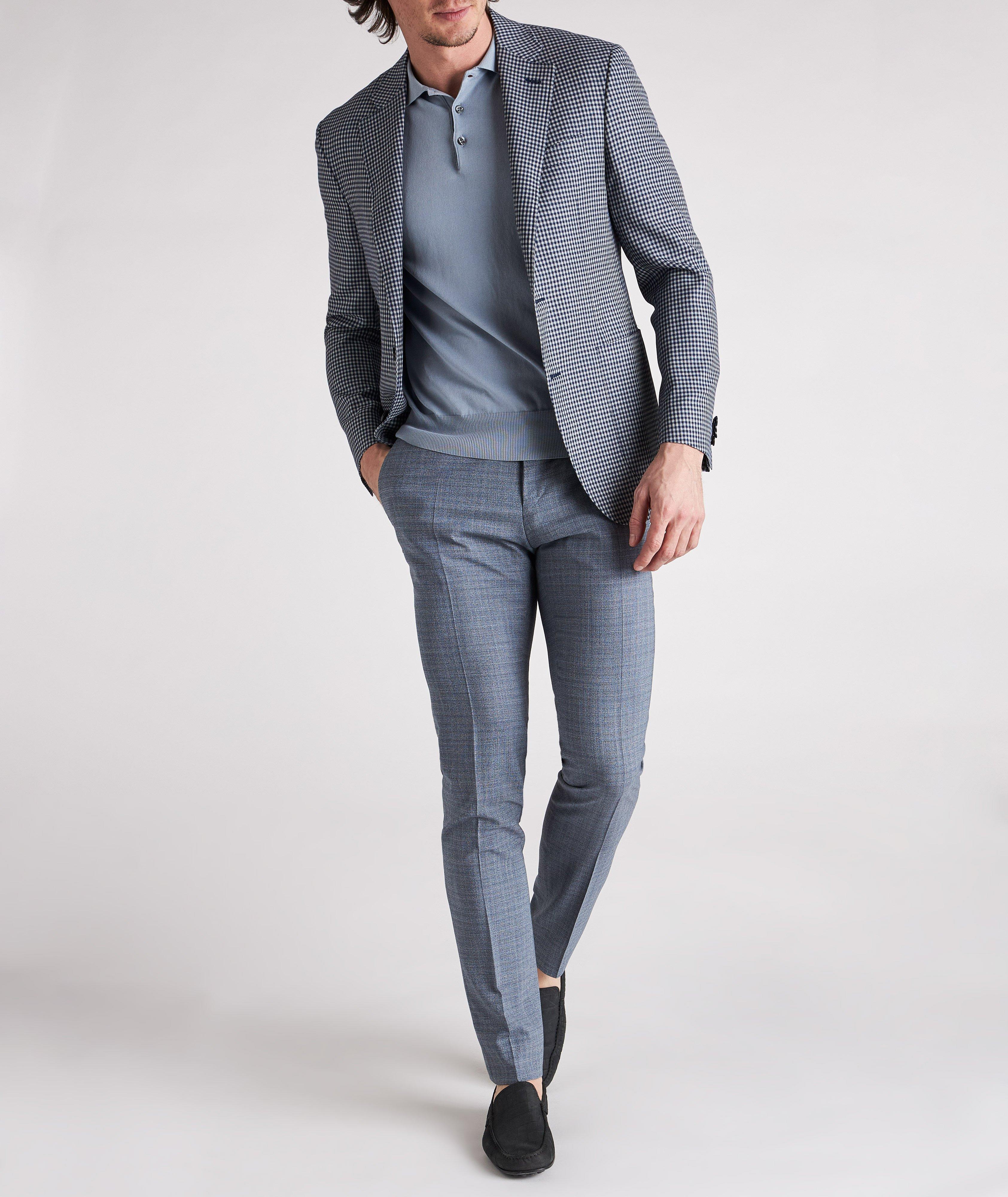 Kei Gingham Wool Sports Jacket image 1