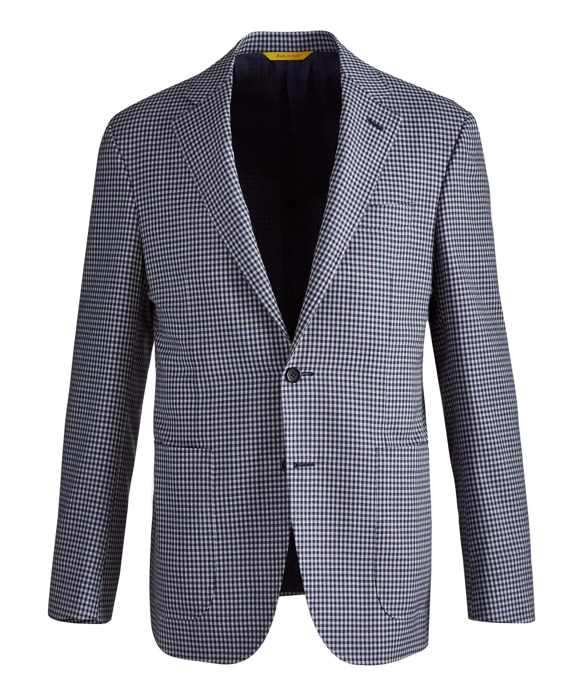 Kei Gingham Wool Sports Jacket image 0