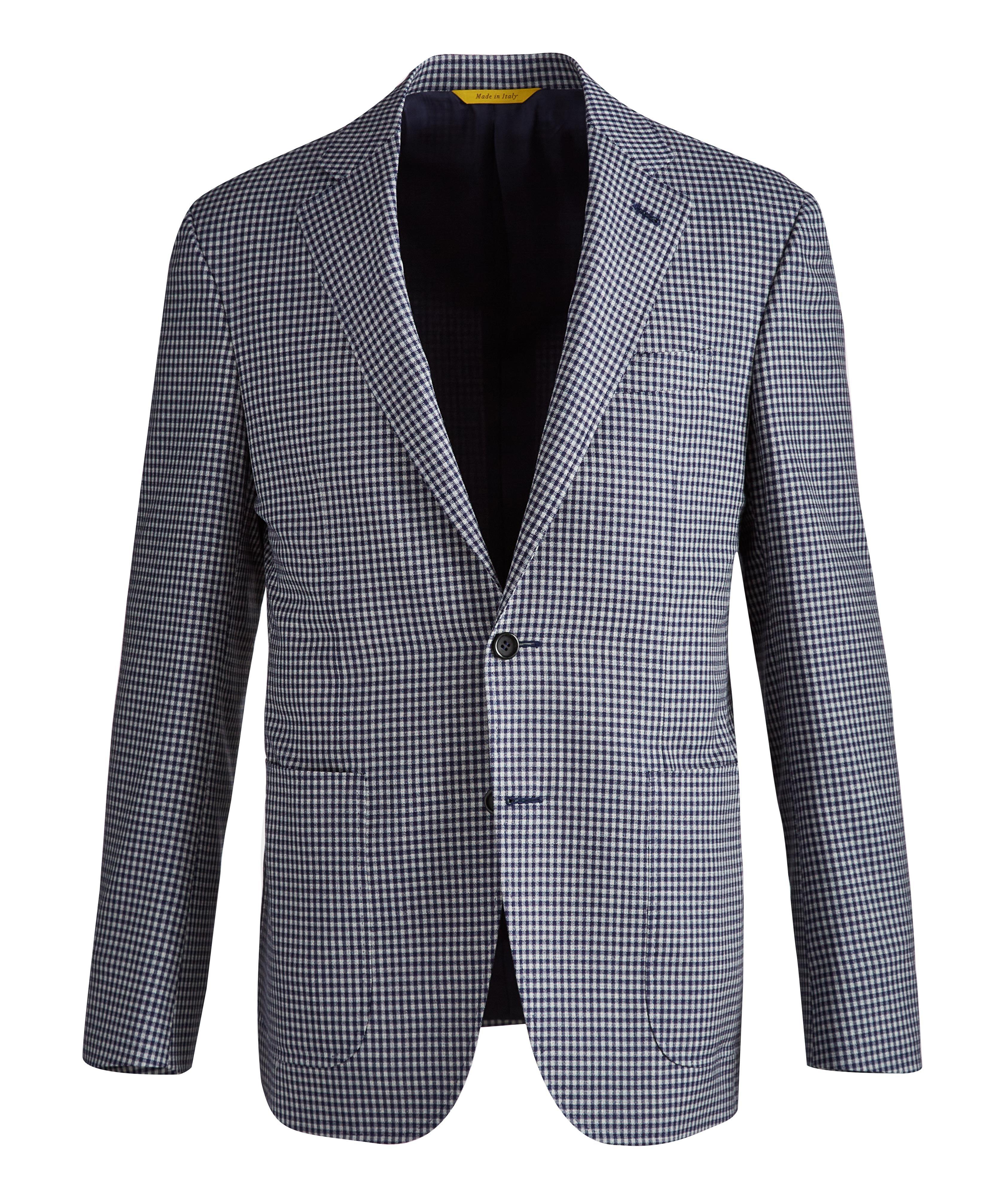 Kei Gingham Wool Sports Jacket image 0